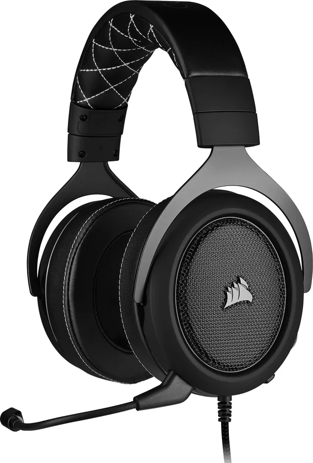 corsair-hs60-pro-surround-gaming-headset-carbon-7-1-surround-sound-50-mm-neodym- image 1