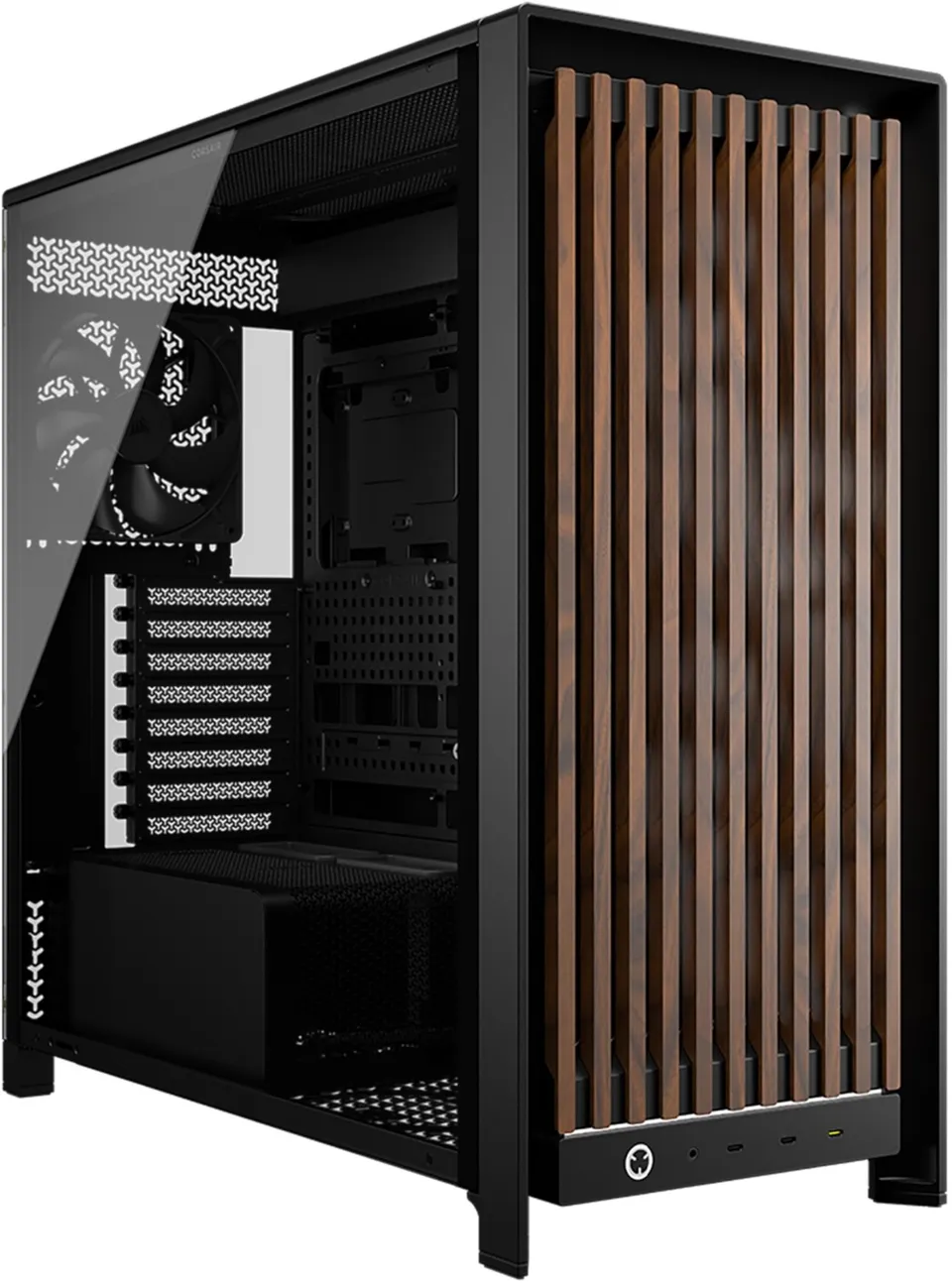 corsair-frame-5000d-wood-rs-mid-tower-atx-pc-geh-use-schwarz-walnuss-massivholz- image 1