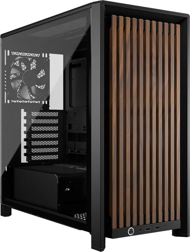 corsair-frame-4000d-wood-rs-mid-tower-atx-pc-geh-use-schwarz-walnuss-modulares-f image 1