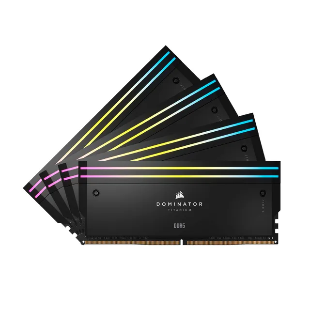 corsair-dominator-titanium-rgb-ddr5-96gb-4x24gb-6400mhz-cl32-desktop-arbeitsspei image 1