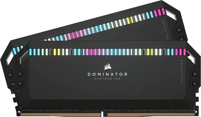 corsair-dominator-platinum-rgb-ddr5-ram-64gb-2x32gb-6600mhz-cl32-xmp-3-0-desktop image 1