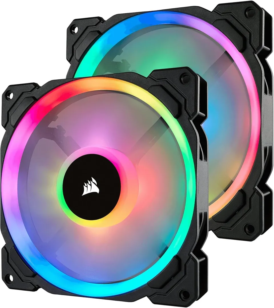 corsair-ll140-rgb-140mm-pwm-geh-usel-fter-2er-pack-dual-light-loop-lighting-node image 1