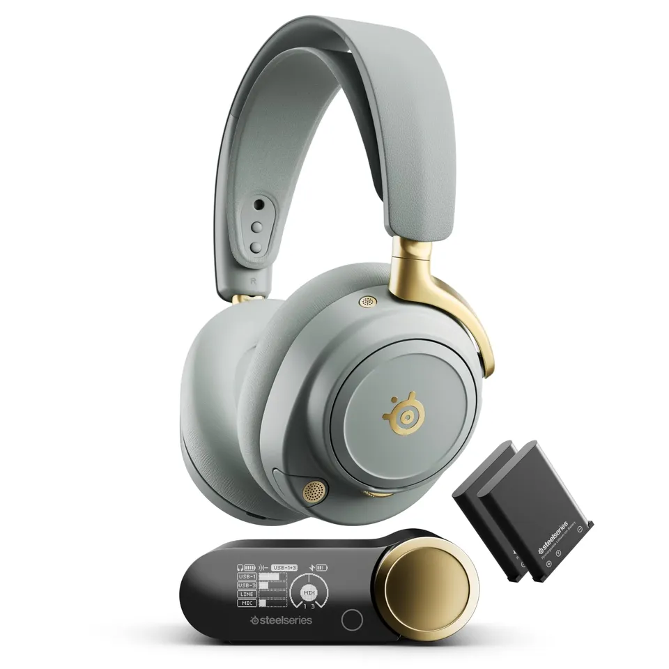 steelseries-arctis-nova-elite-hi-res-wireless-gaming-headset-salbei-gold-96khz-2 image 1