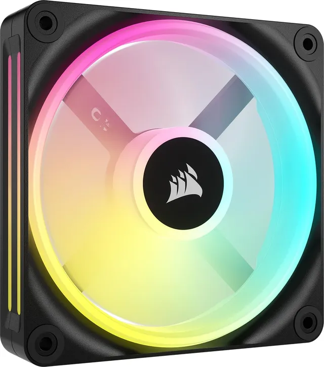 corsair-icue-link-qx120-rgb-120mm-magnetic-dome-l-fter-schwarz image 1
