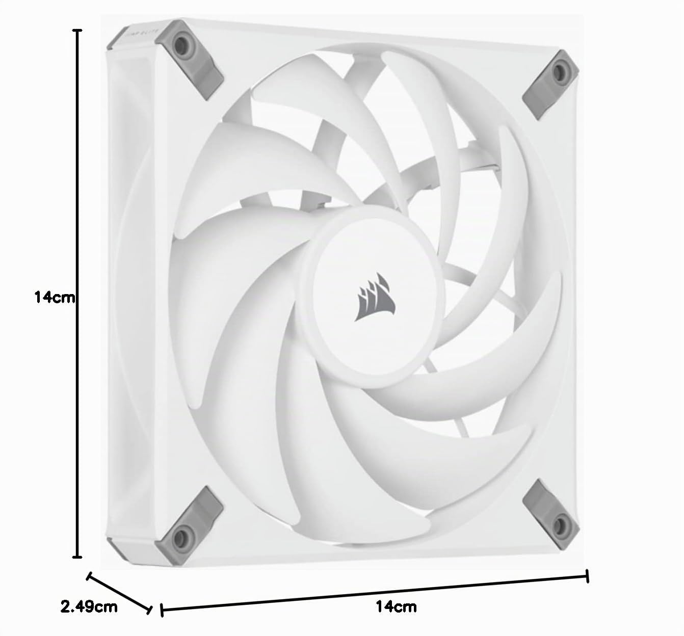 corsair-af140-elite-140-mm-pwm-geh-usel-fter-wei-fluid-dynamic-lager-airguide-te image 8