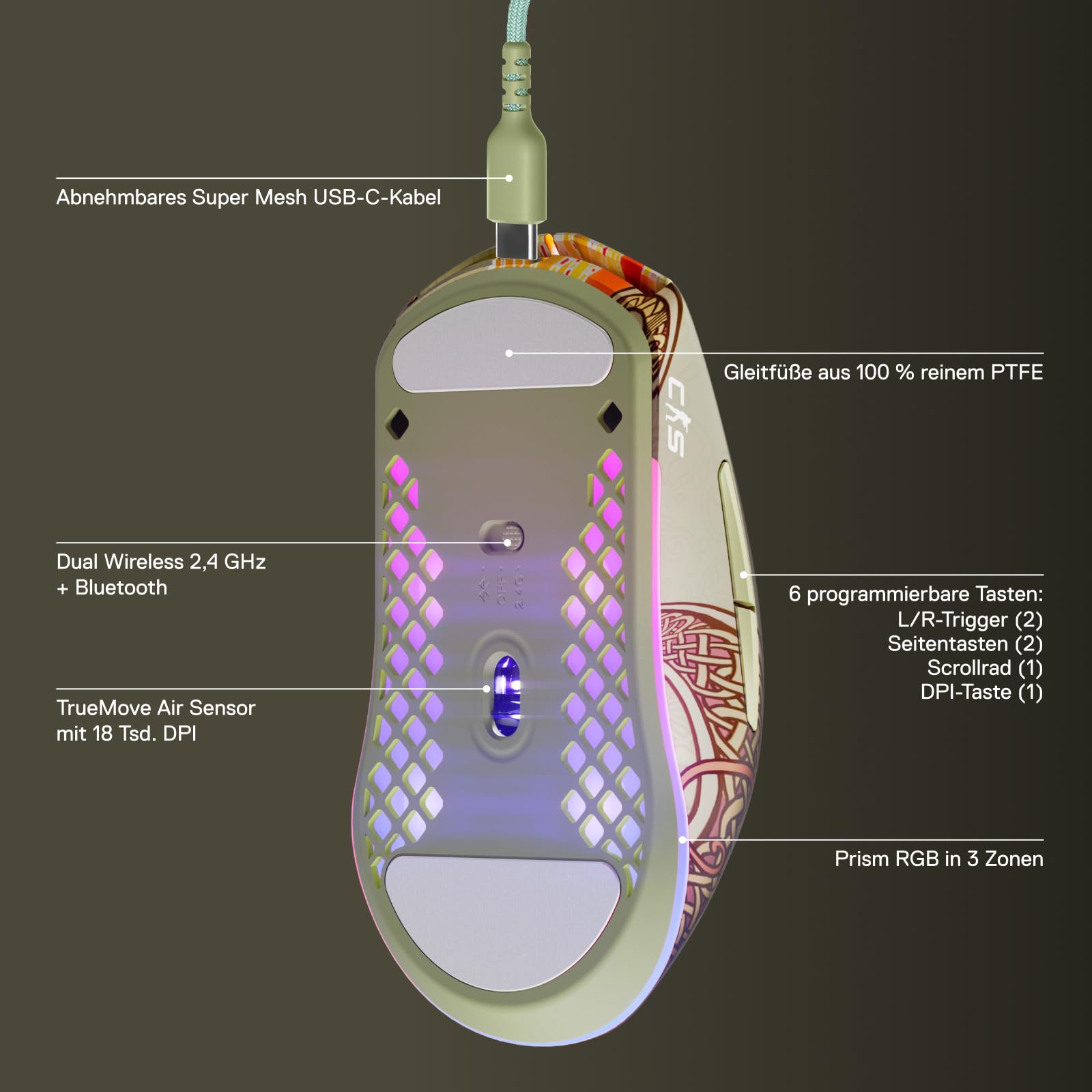 steelseries-cs2-dragon-lore-edition-wireless-gaming-maus-2-4-ghz-bluetooth-18k-d image 3