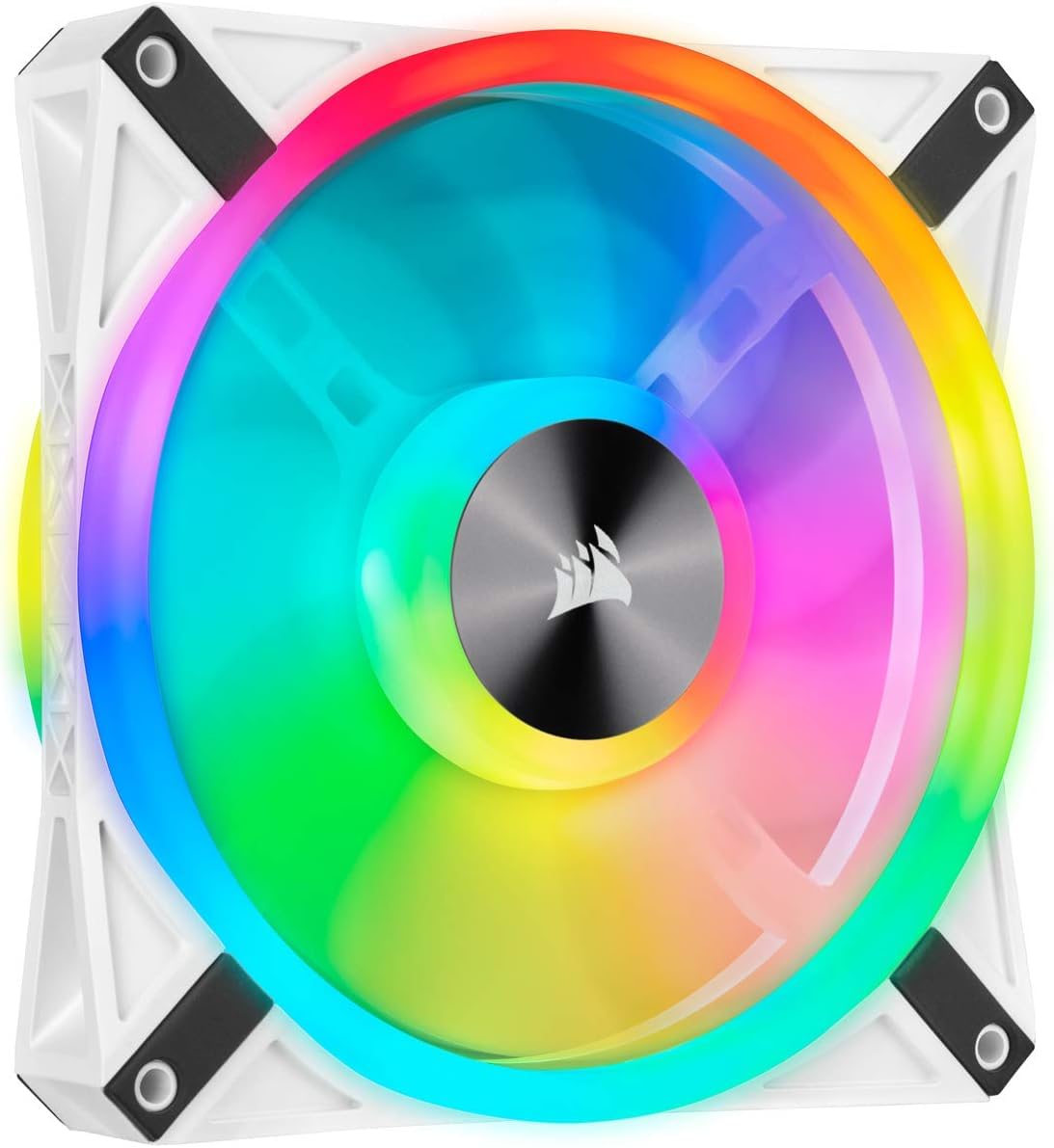 corsair-icue-ql140-rgb-140-mm-pwm-l-fter-wei-34-einzeln-ansteuerbare-rgb-leds-bi image 1