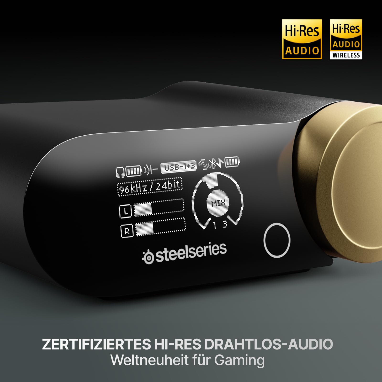 steelseries-arctis-nova-elite-hi-res-wireless-gaming-headset-salbei-gold-96khz-2 image 2