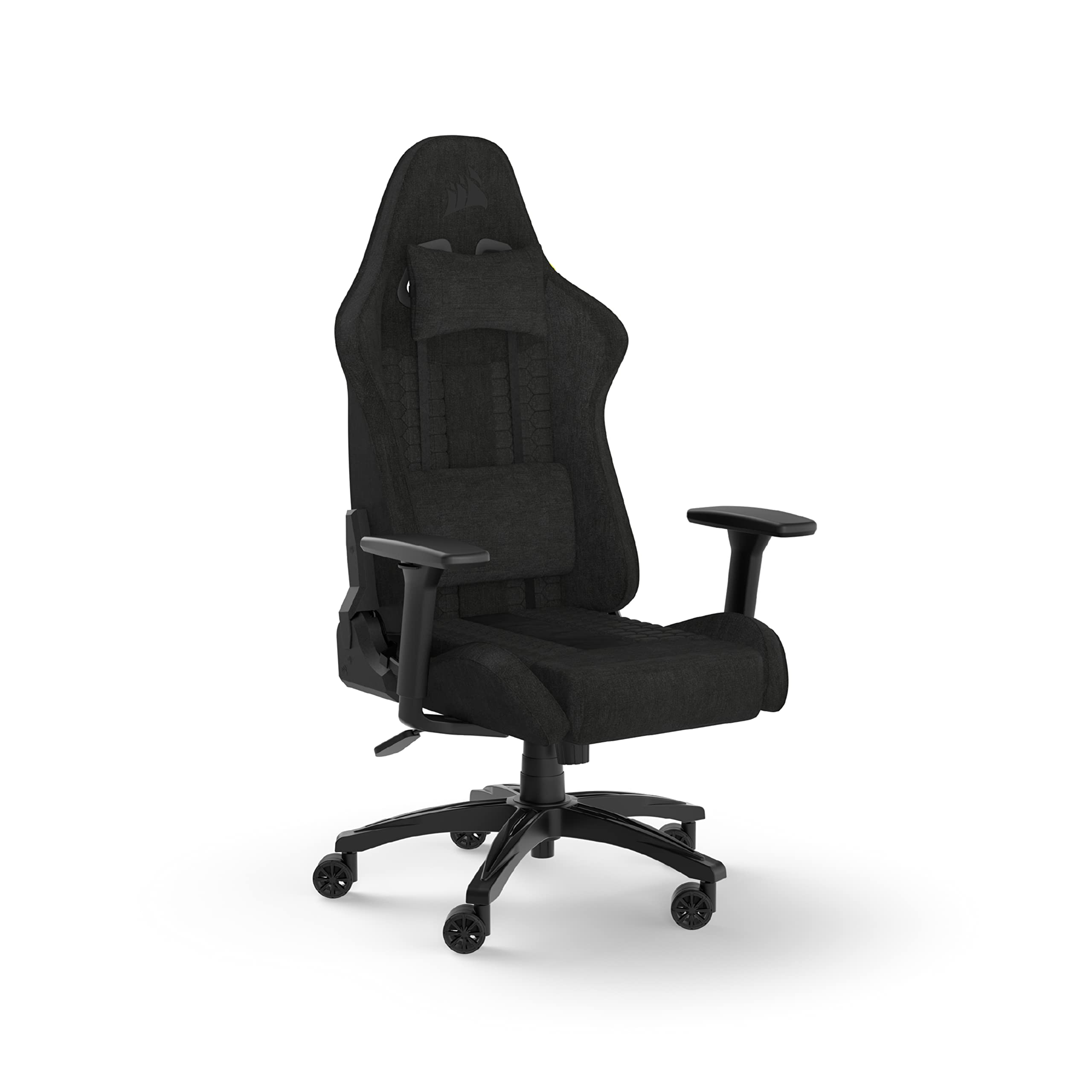 corsair-tc100-relaxed-stoff-gaming-stuhl-schwarz-rennsport-design-lendenkissen-m image 1