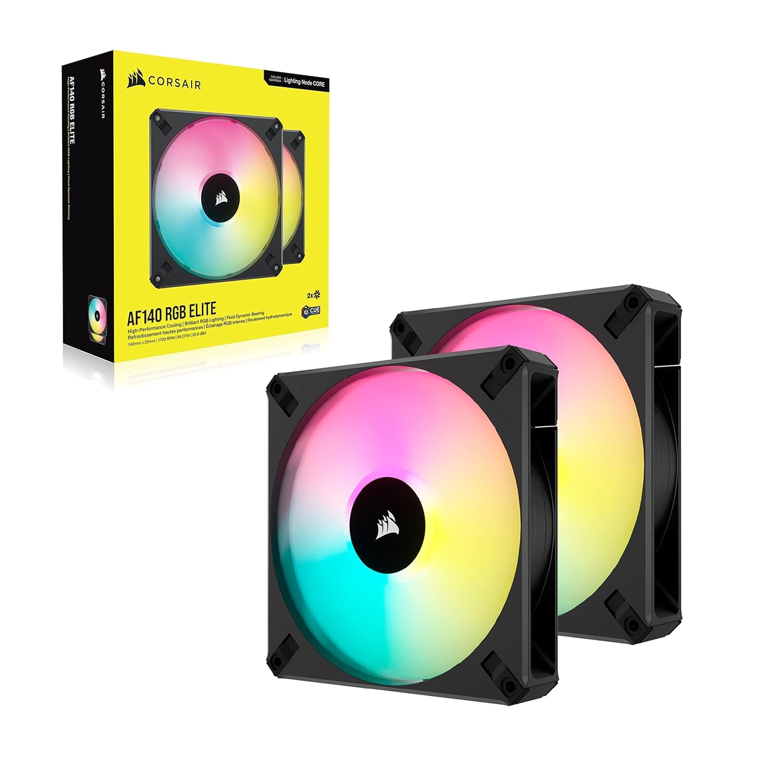 corsair-icue-af140-rgb-elite-140-mm-pwm-l-fter-doppelpack-schwarz-8-rgb-leds-pro image 7