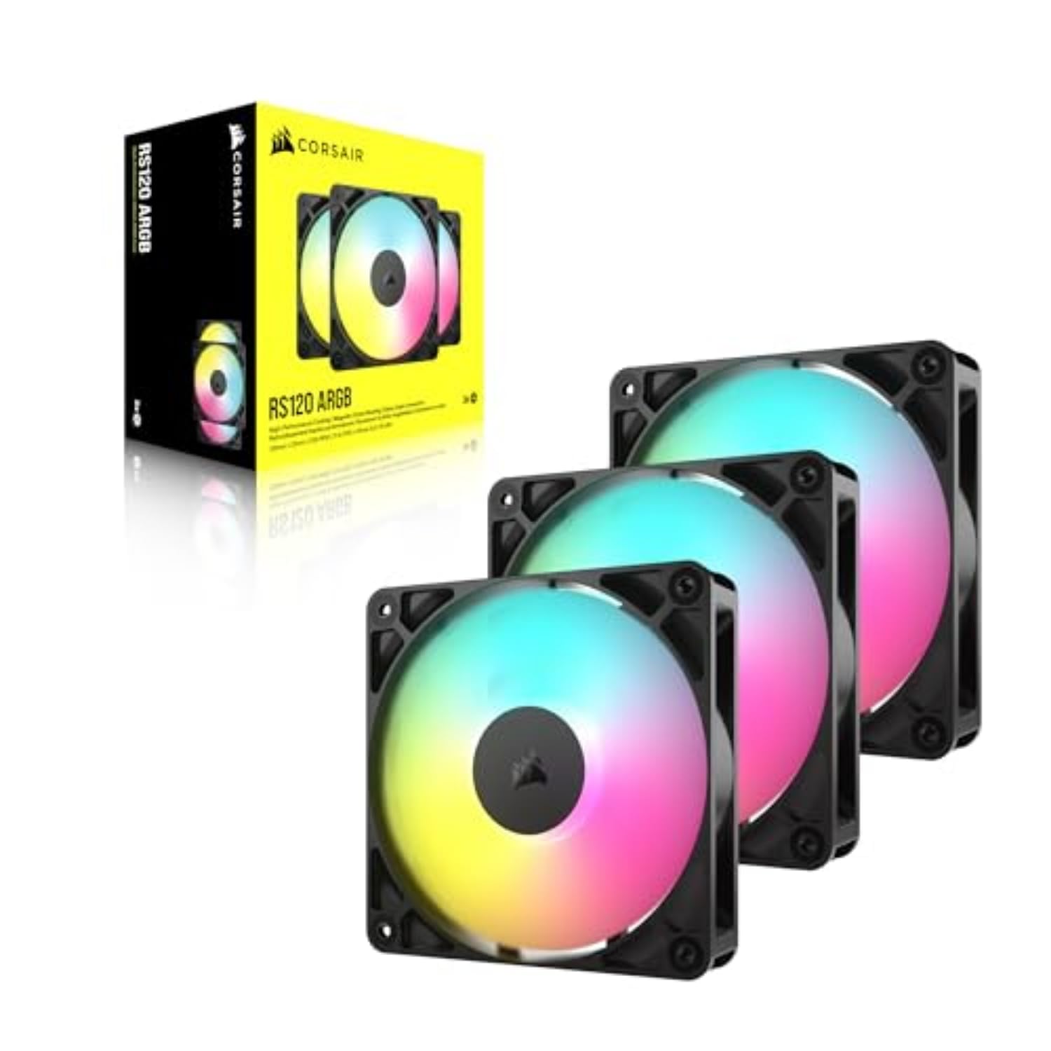corsair-rs120-argb-120mm-pwm-l-fter-dreierpack-mit-daisy-chain-schwarz image 8