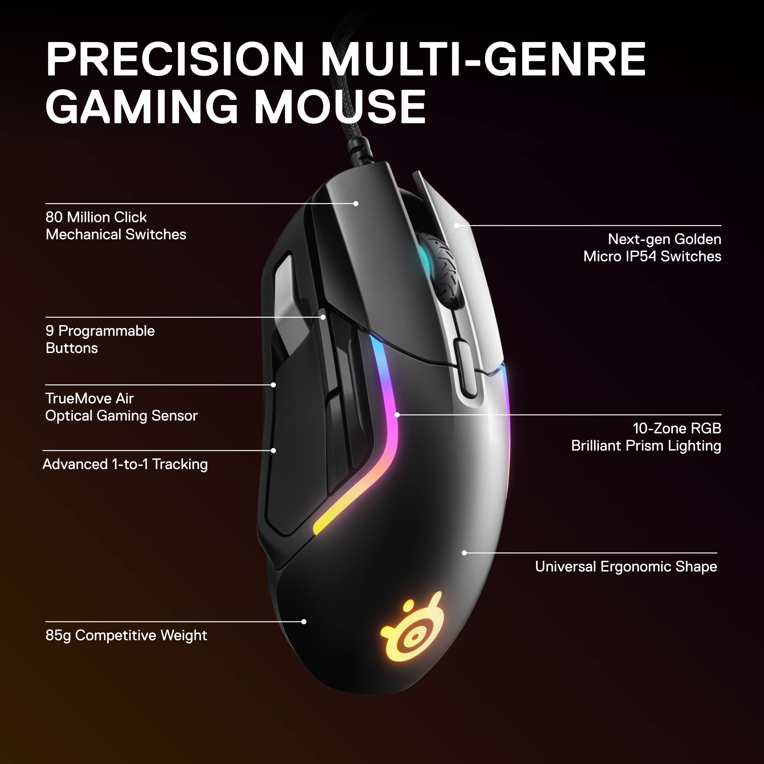 steelseries-rival-5-gaming-maus-truemove-air-sensor-18-000-cpi-9-programmierbare image 5