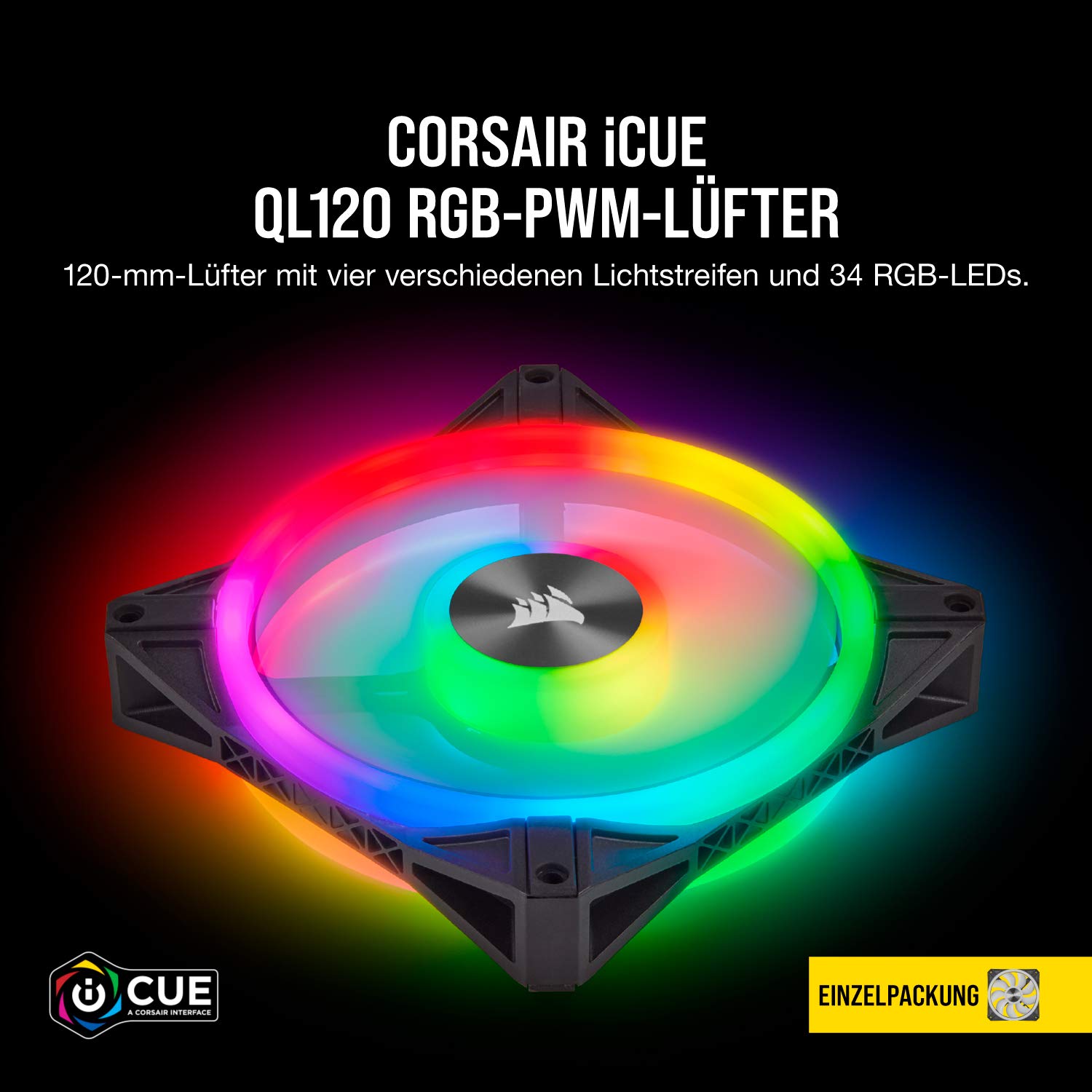 corsair-icue-ql120-rgb-120-mm-pwm-l-fter-einzelpack-34-ansteuerbare-rgb-leds-bis image 3
