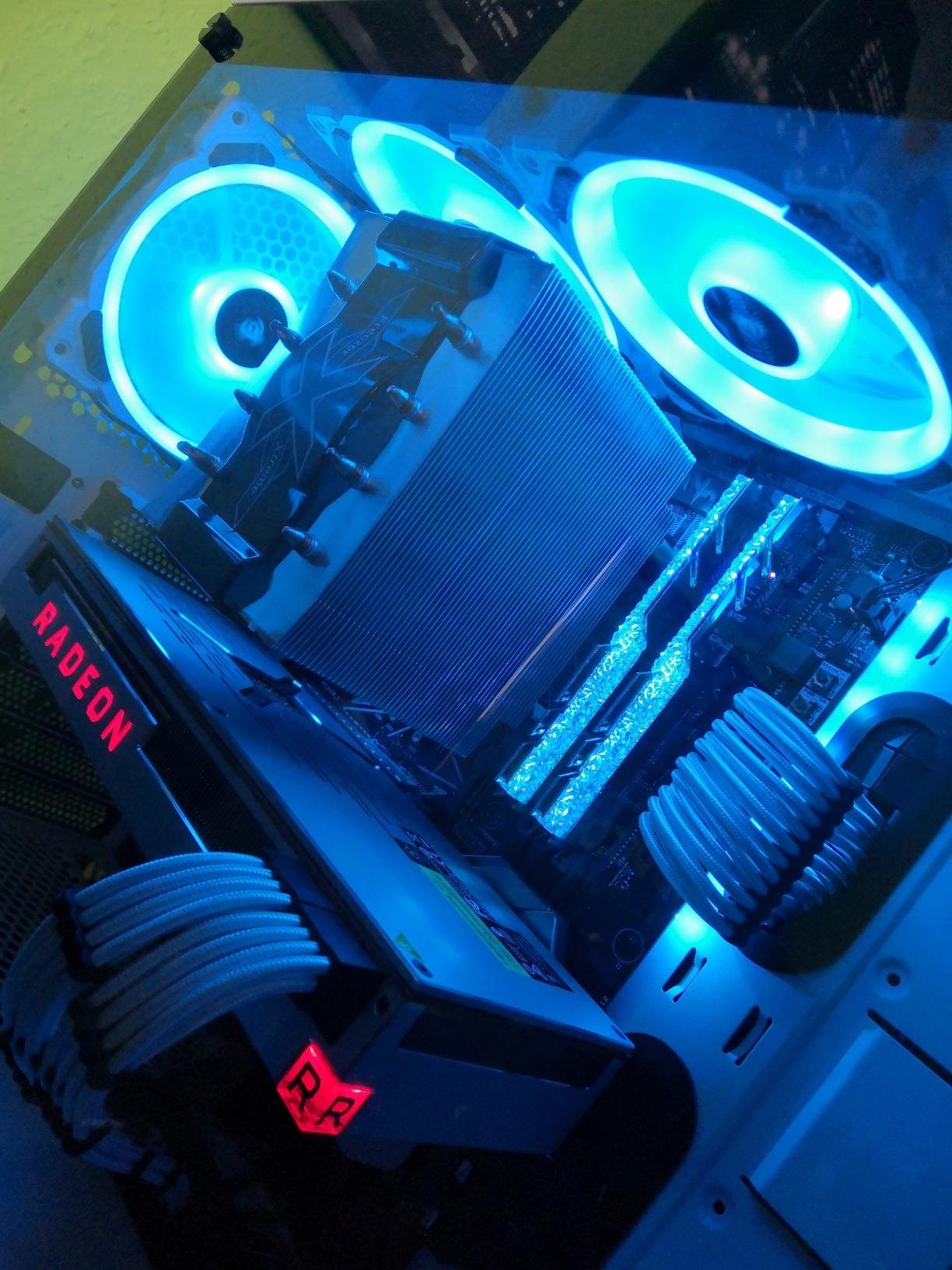 Ein LED-Ring defekt