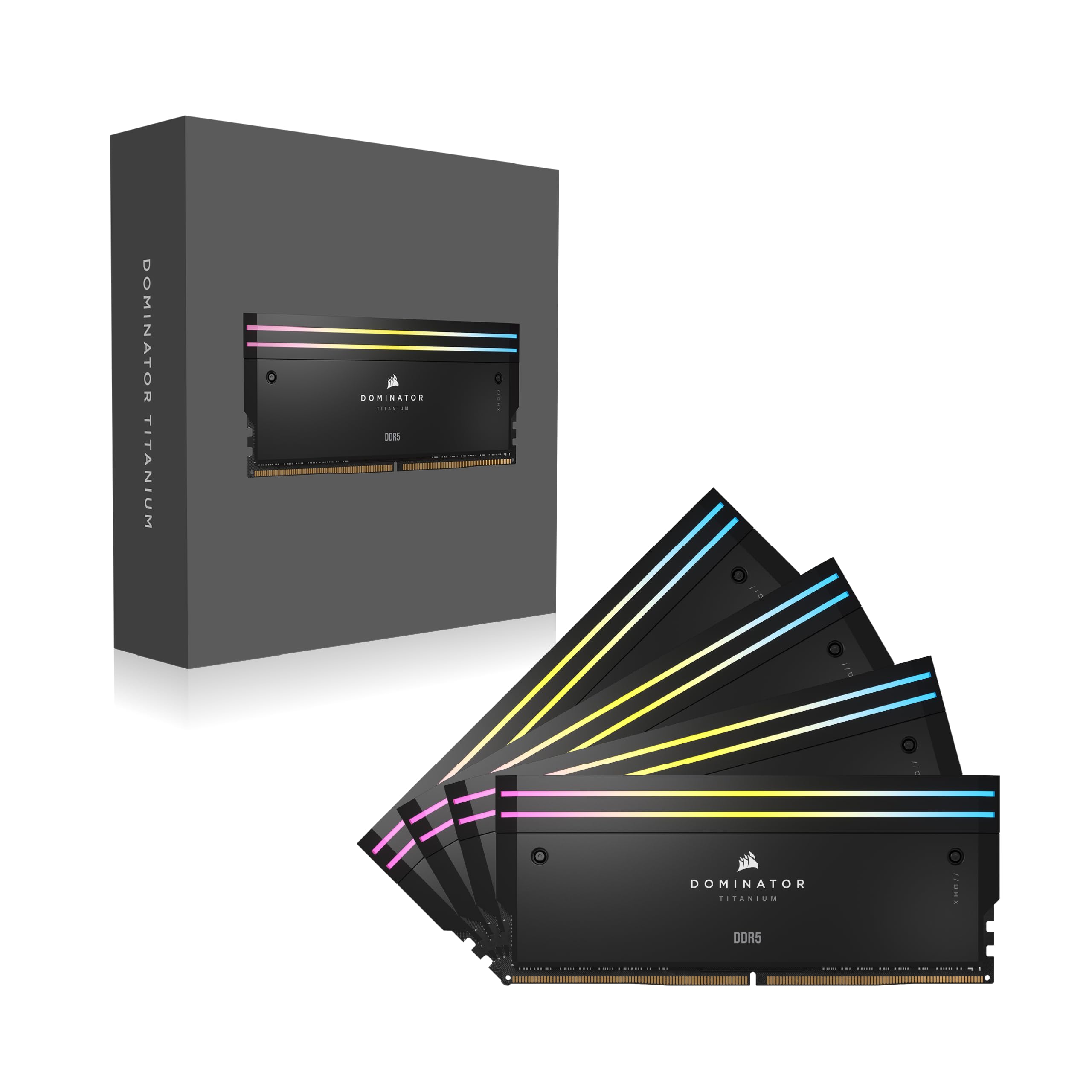 corsair-dominator-titanium-rgb-ddr5-96gb-4x24gb-6400mhz-cl32-desktop-arbeitsspei image 6