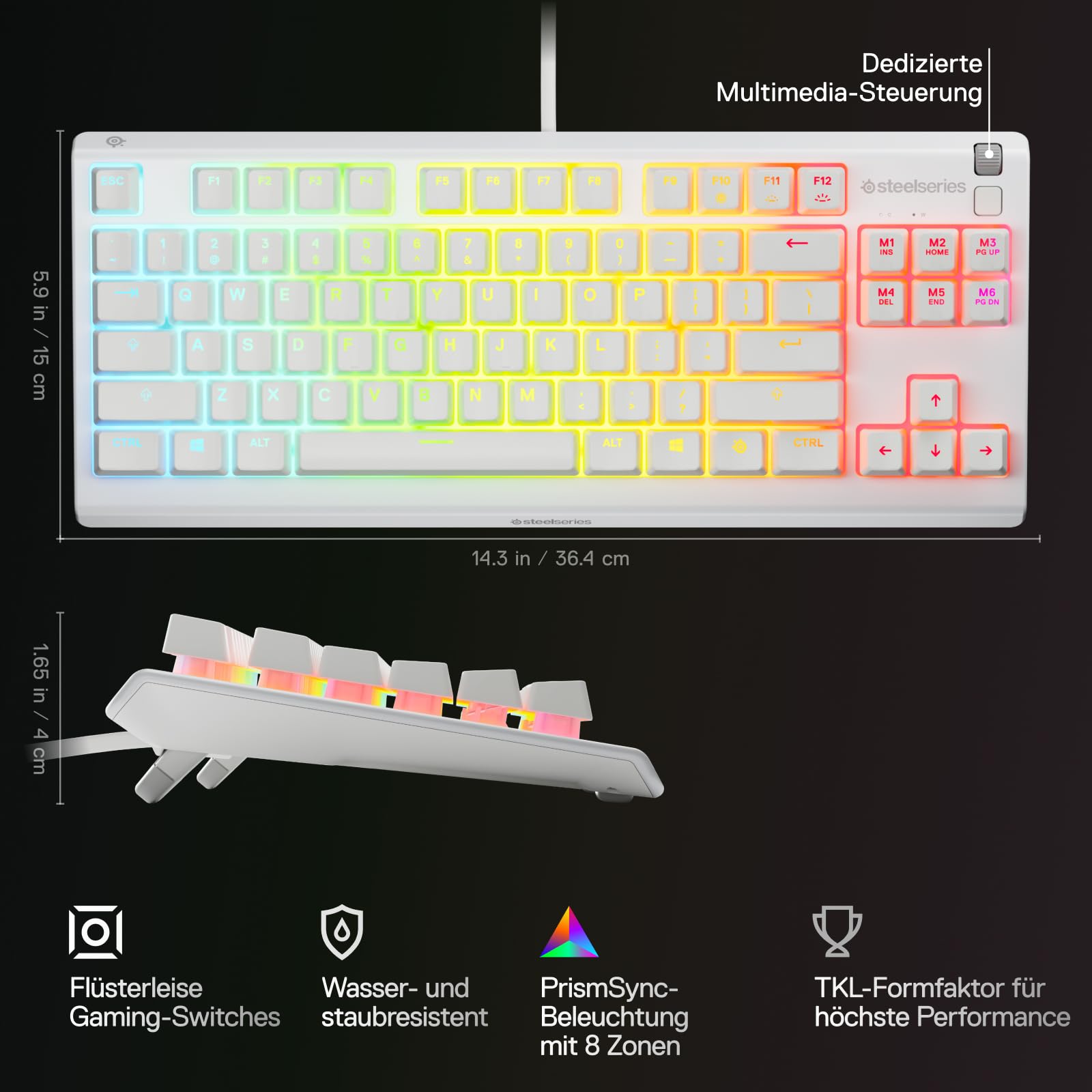 steelseries-apex-3-tkl-white-rgb-gaming-tastatur-mit-tenkeyless-format-8-zonen-r image 3