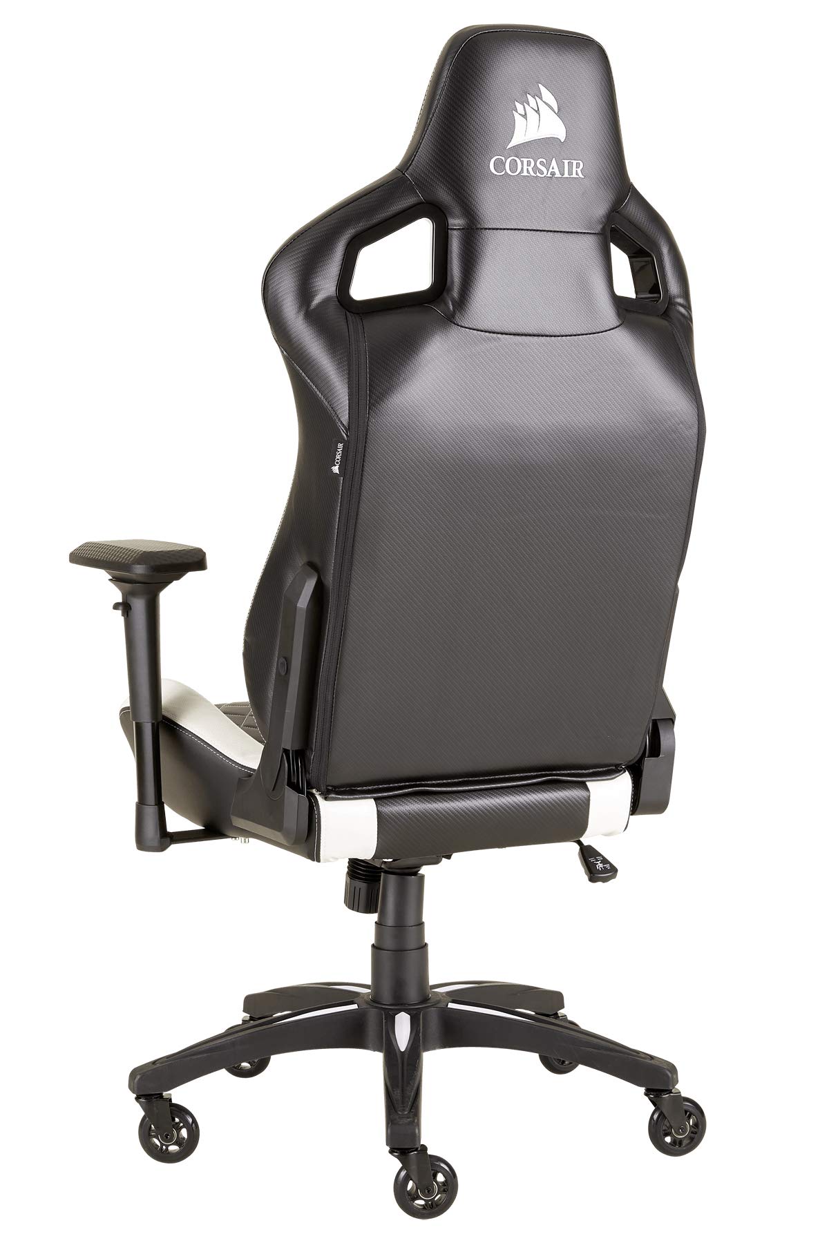corsair-t1-race-gaming-stuhl-aus-pu-kunstleder-schwarz-wei-stahlrahmen-4d-armleh image 8
