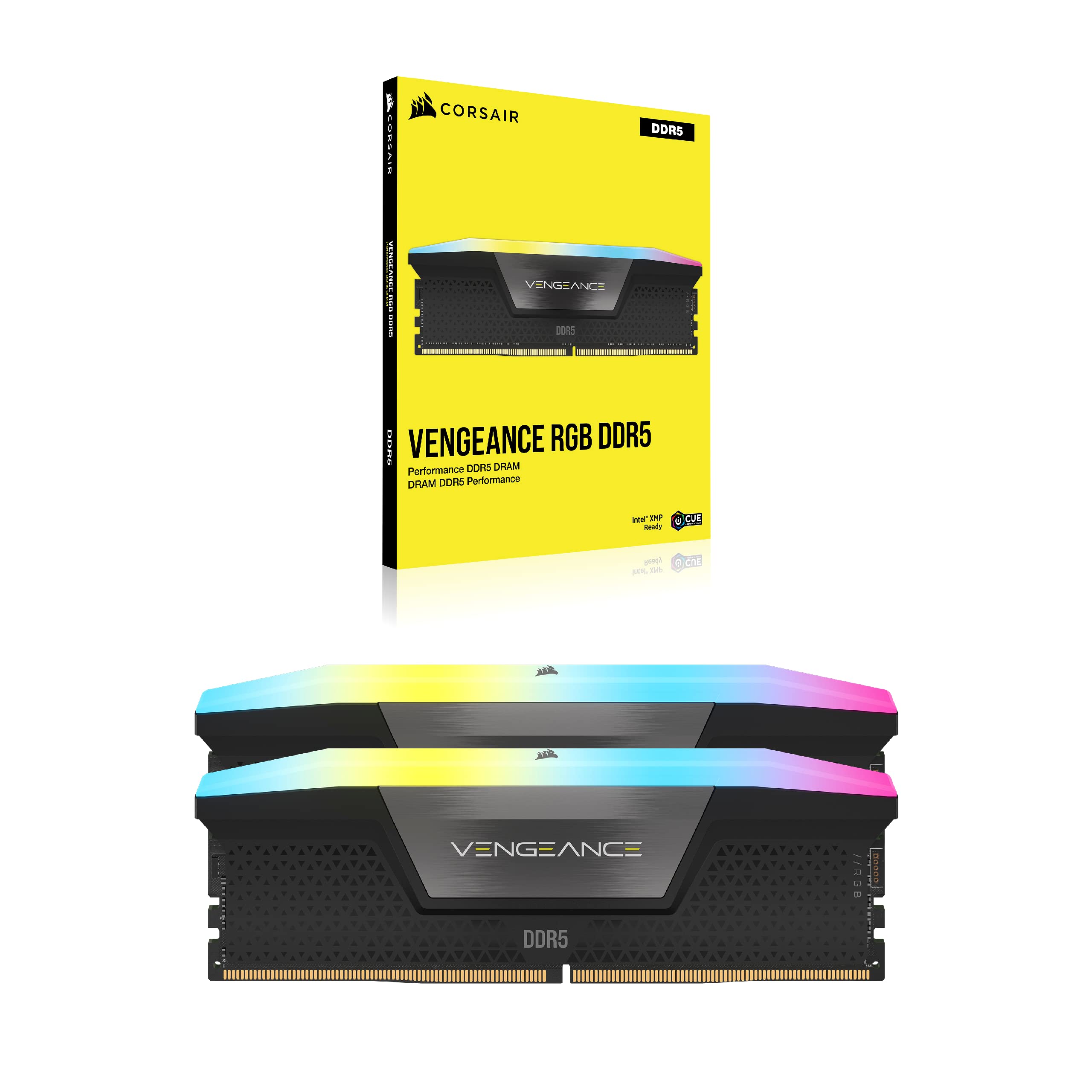corsair-vengeance-rgb-ddr5-128gb-2x64gb-ram-kit-6400-mhz-cl42-intel-xmp-3-0-schw image 6
