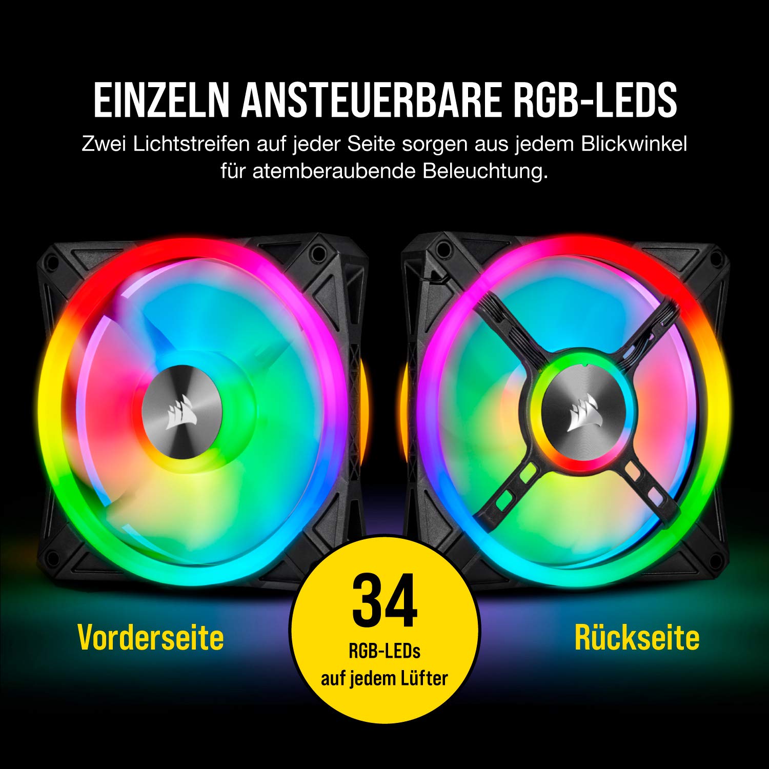 corsair-icue-ql120-rgb-120-mm-pwm-l-fter-einzelpack-34-ansteuerbare-rgb-leds-bis image 4