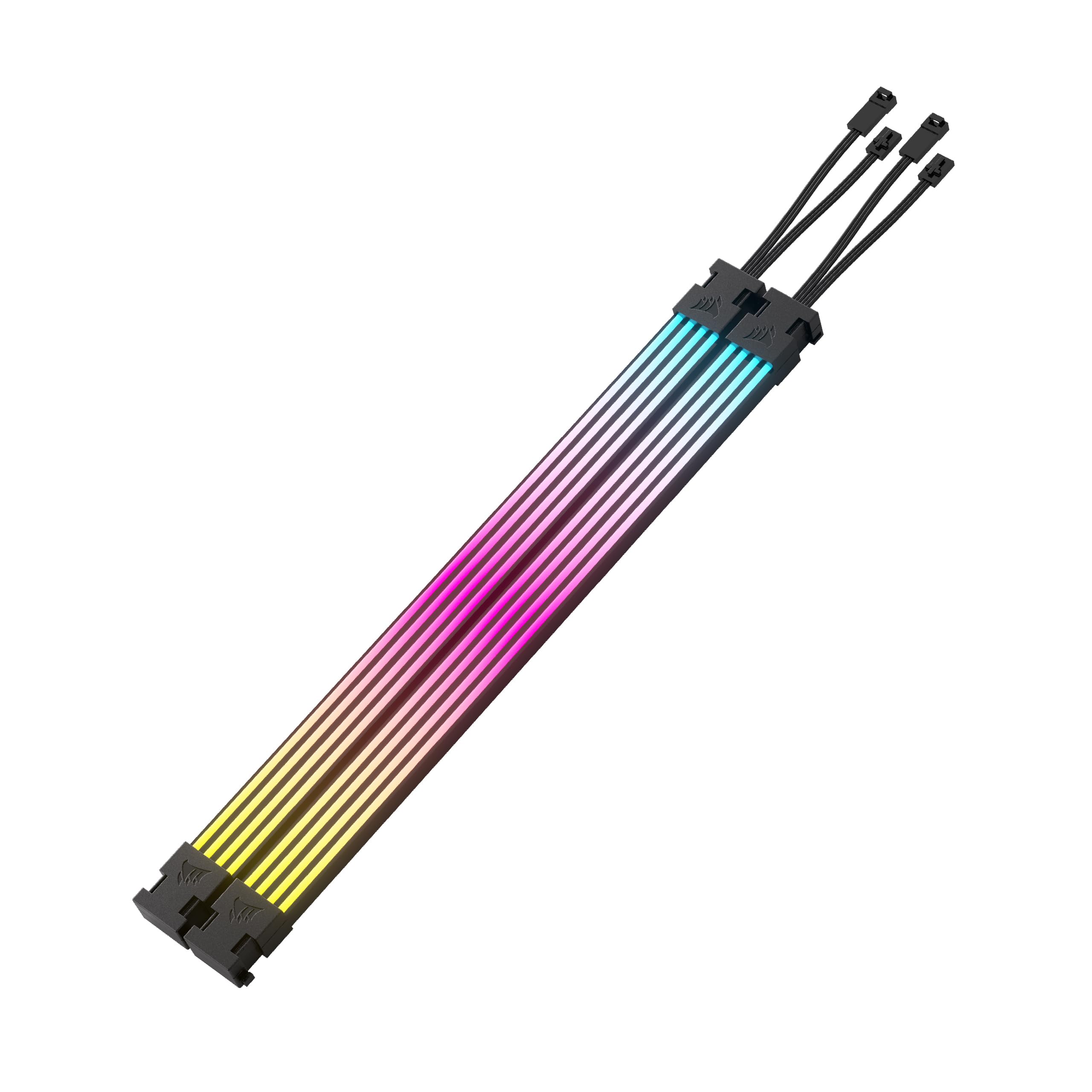 corsair-icue-argb-psu-cable-strips-2x-200mm-led-streifen-mit-je-100-rgb-leds-5v- image 1