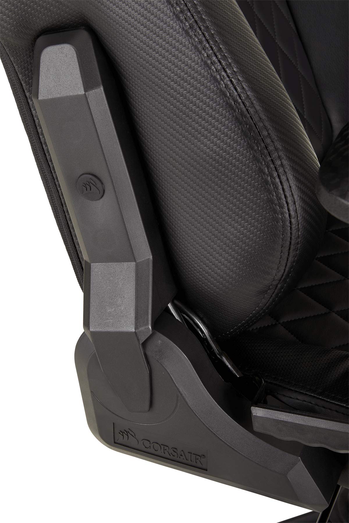 corsair-t1-race-gaming-stuhl-aus-pu-kunstleder-schwarz-wei-stahlrahmen-4d-armleh image 2