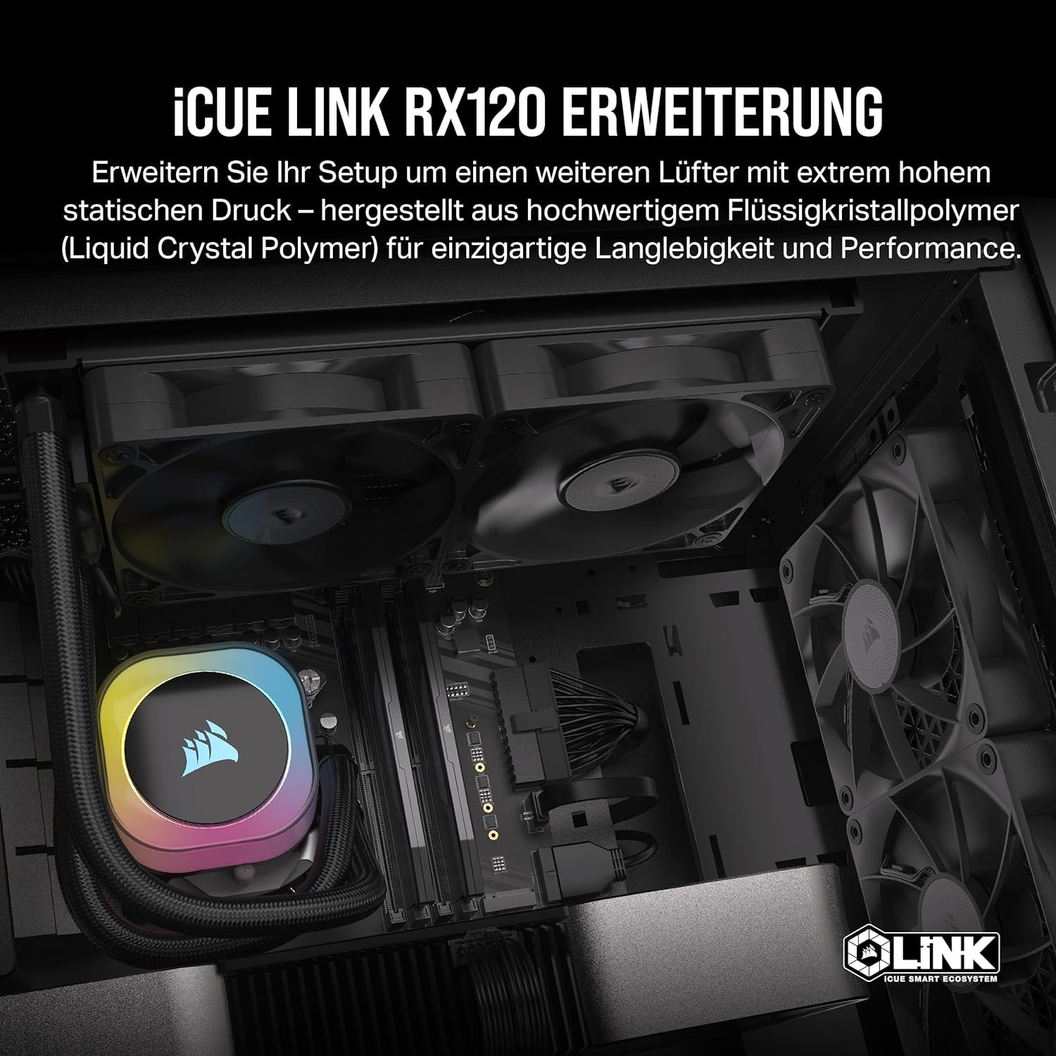 corsair-icue-link-rx120-120mm-pwm-l-fter-bis-2-100-u-min-126-m-h-luftstrom-4-38- image 2