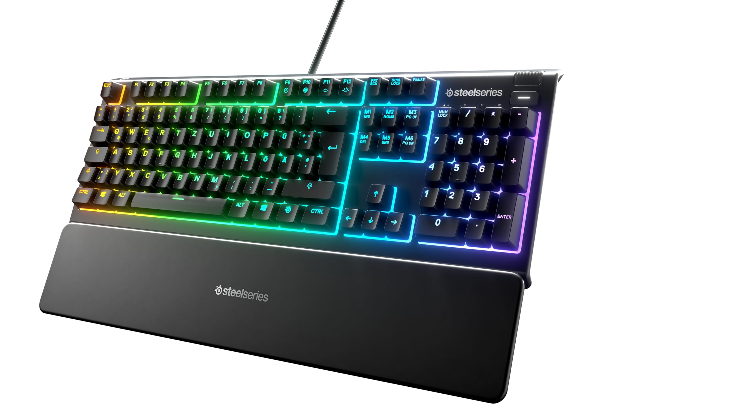 steelseries-apex-3-gaming-tastatur-mit-10-zonen-rgb-magnetischer-handballenaufla image 8