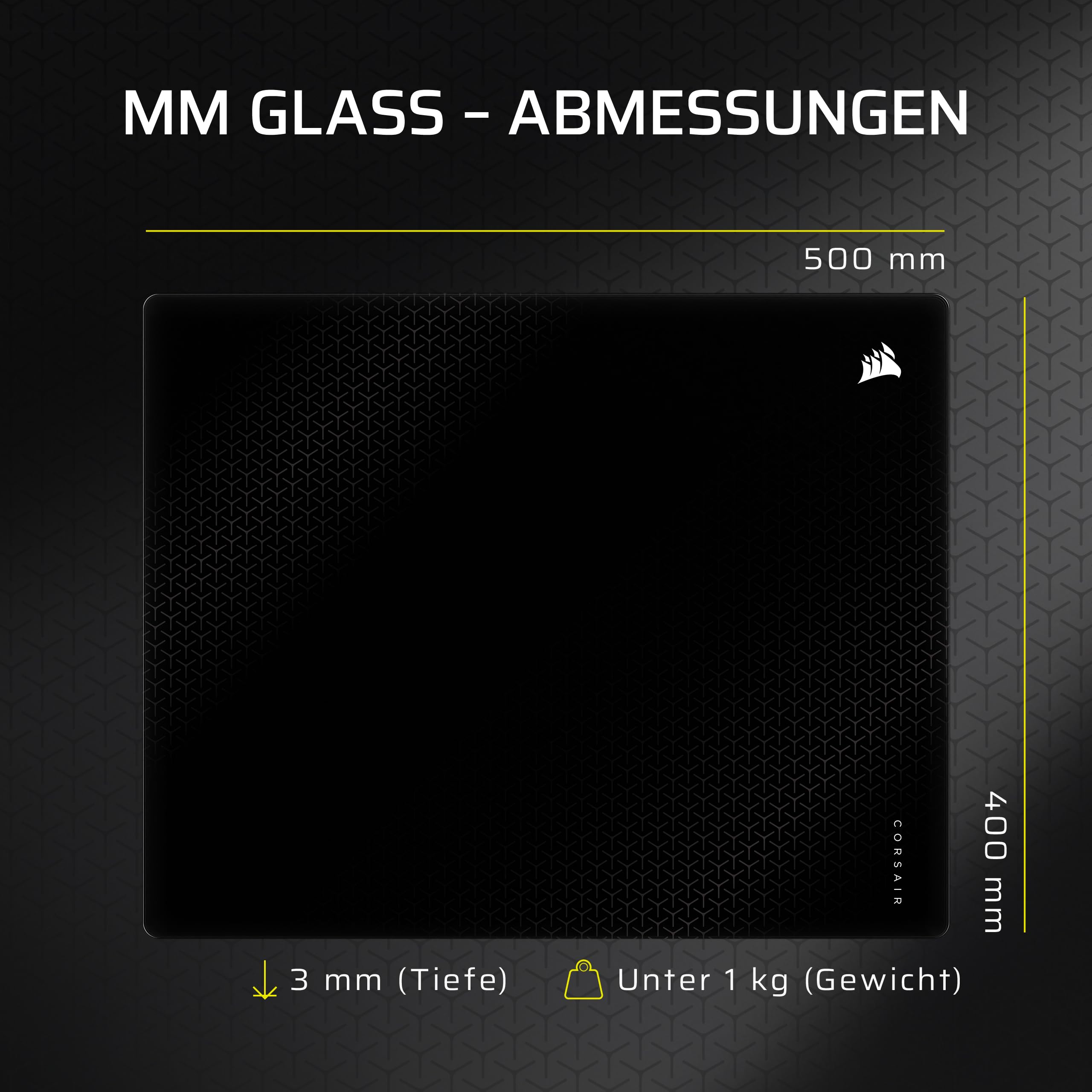 corsair-mm-glass-pr-zisions-gaming-mauspad-large-schwarz-500-x-400-mm-matte-glas image 8