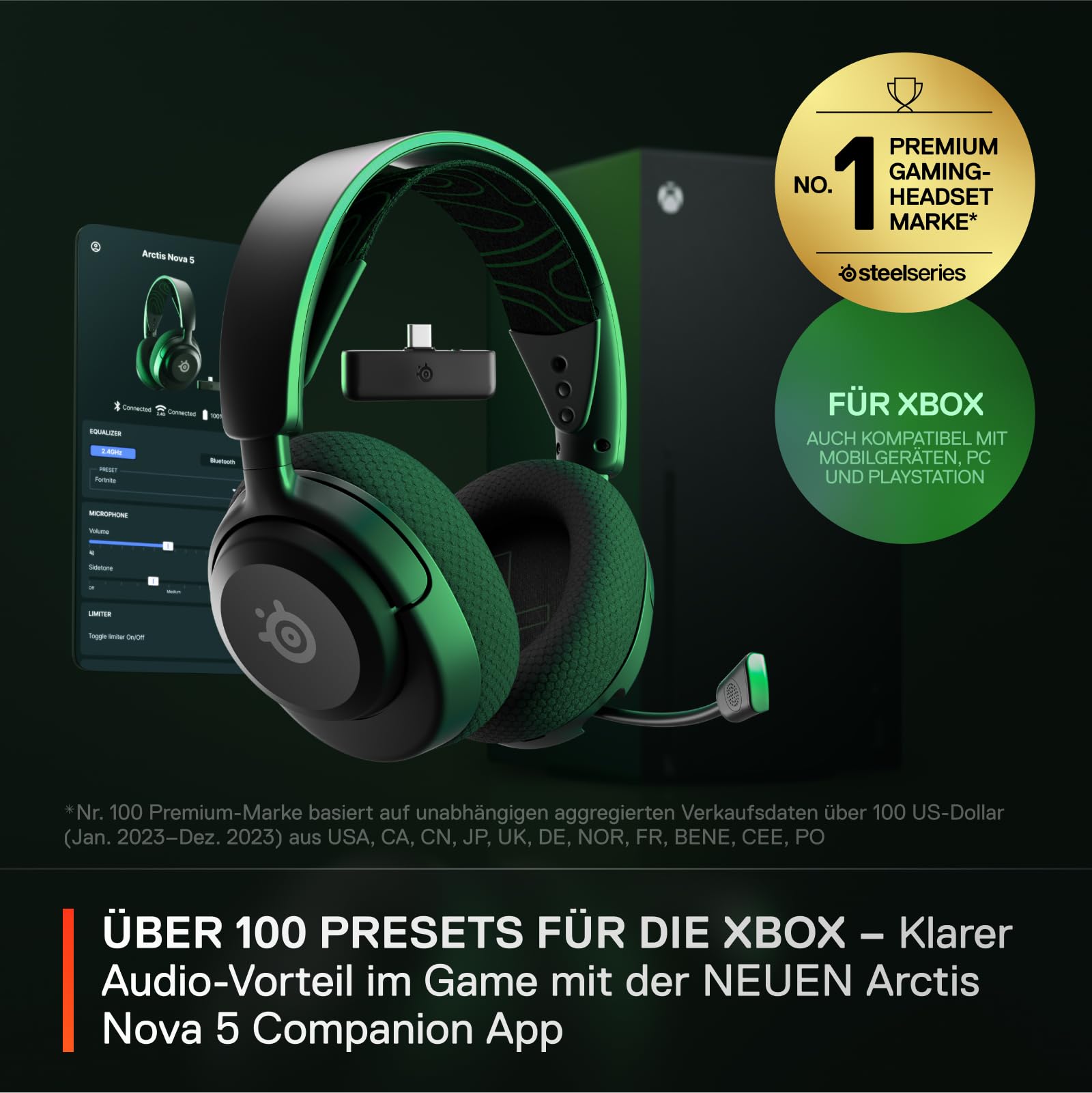 steelseries-arctis-nova-5x-wireless-gaming-headset-f-r-xbox-ps-pc-handy-neodym-t image 2