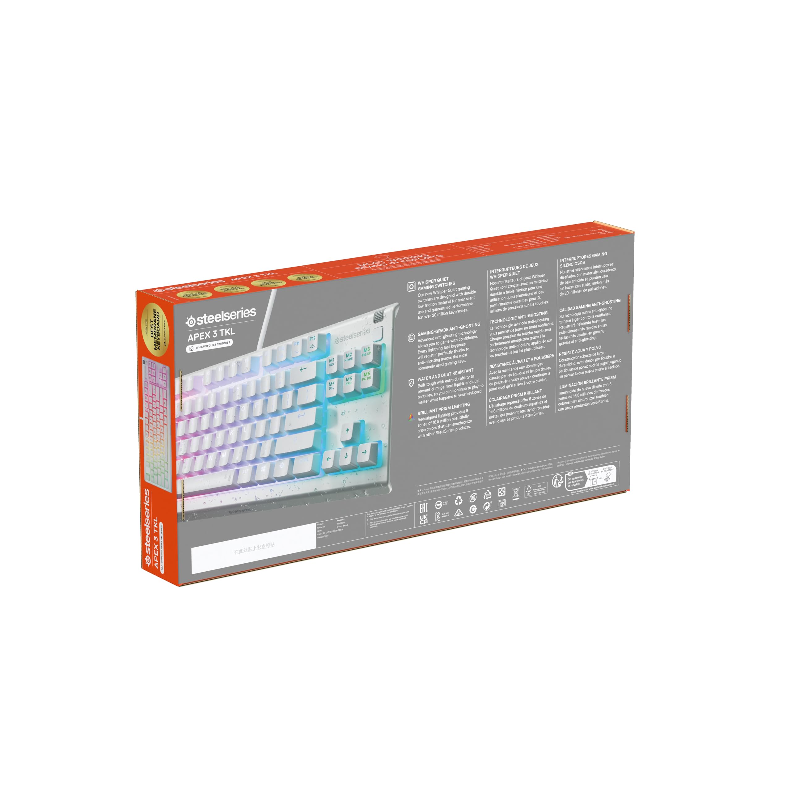 steelseries-apex-3-tkl-white-rgb-gaming-tastatur-mit-tenkeyless-format-8-zonen-r image 8