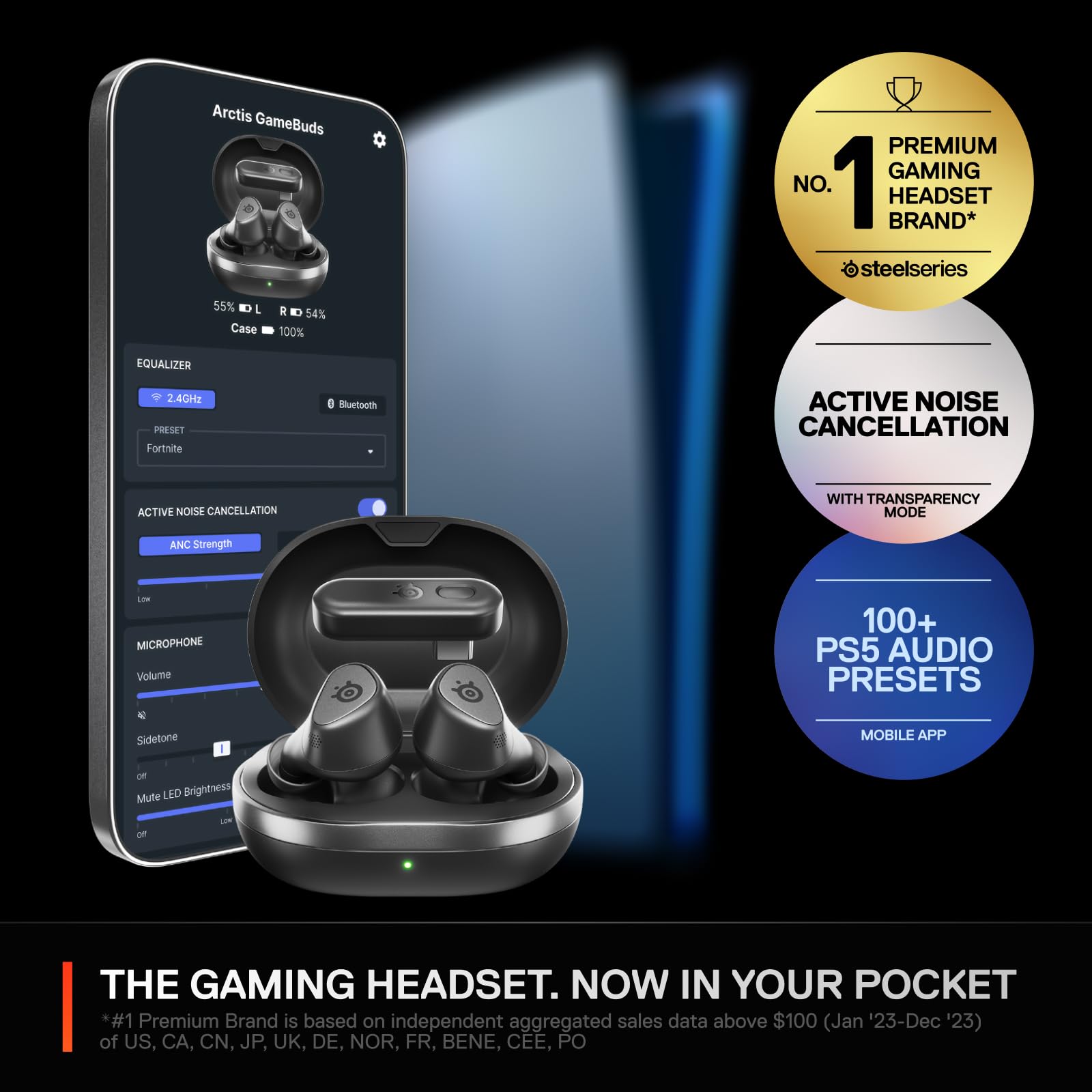 steelseries-arctis-gamebuds-for-ps5-wireless-gaming-earbuds-2-4-ghz-bluetooth-5- image 4