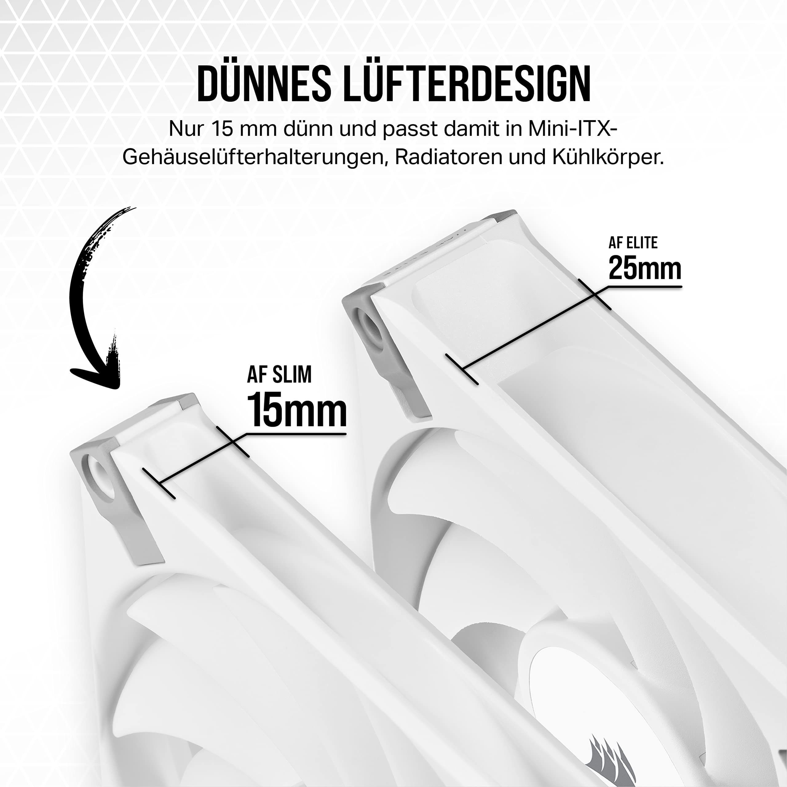 corsair-af120-slim-120-mm-pwm-geh-usel-fter-mit-fluid-dynamic-bearing-nur-15-mm- image 3