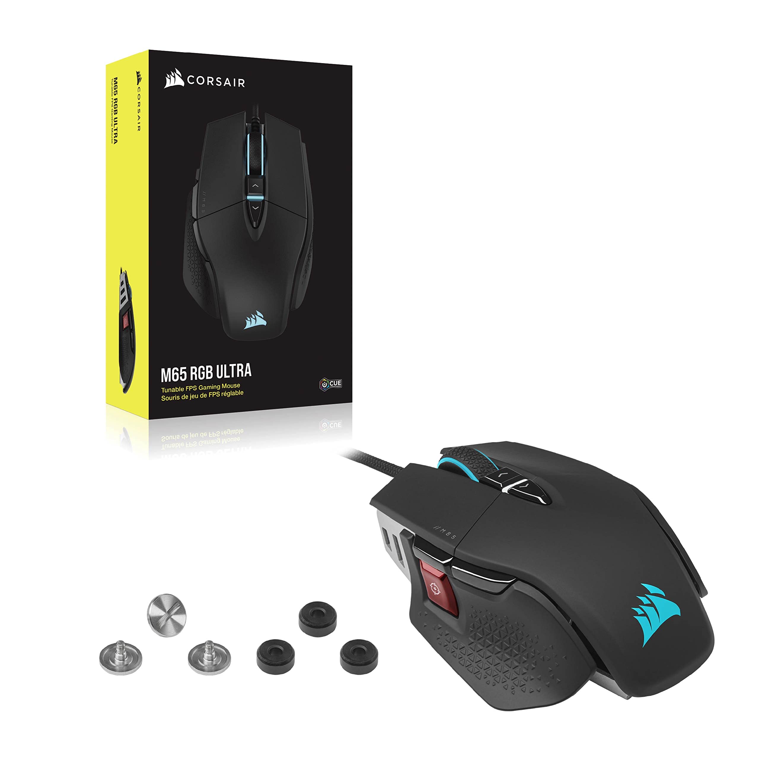 corsair-m65-rgb-ultra-kabelgebundene-fps-gaming-maus-26-000dpi-marksman-sensor-8 image 8