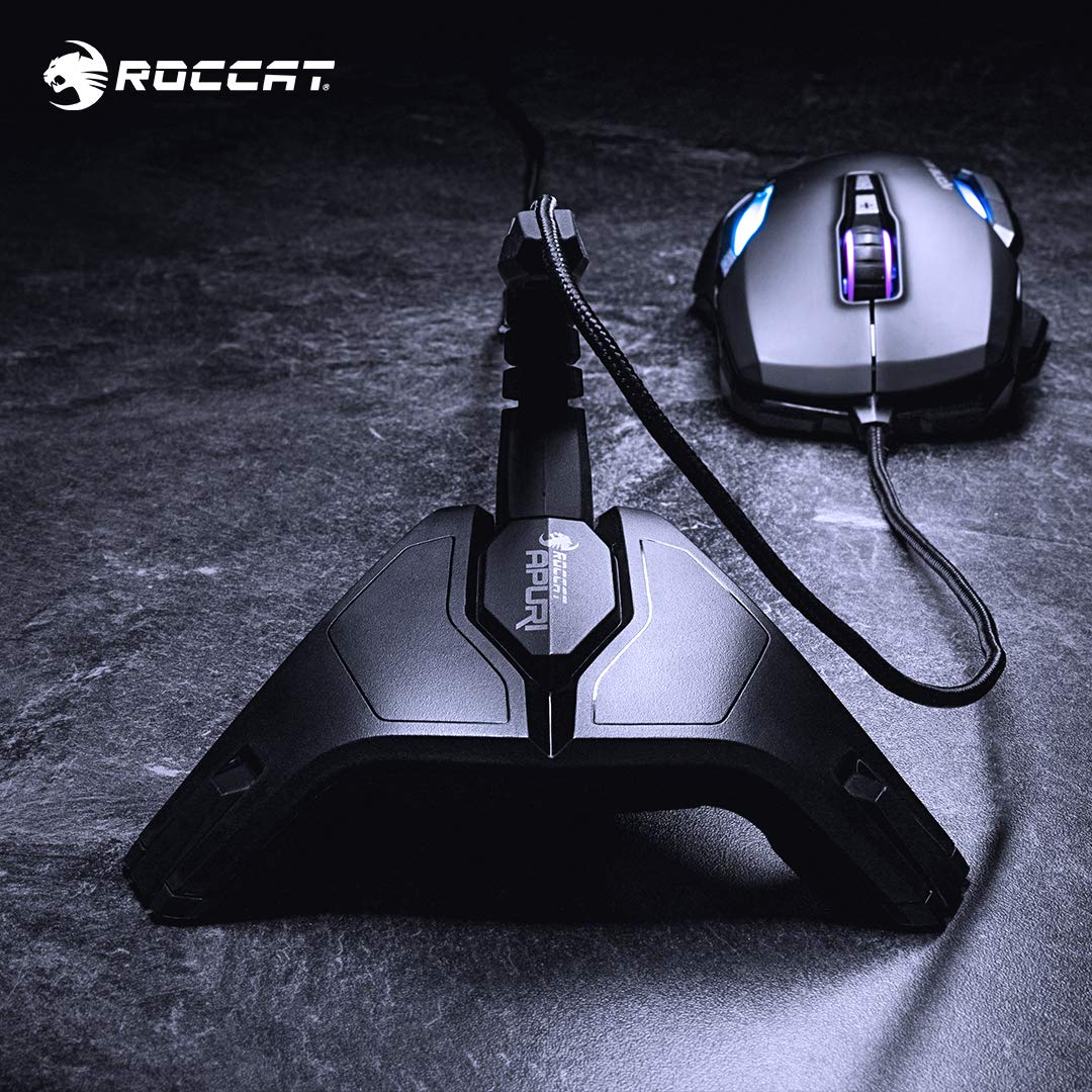 roccat-apuri-raw-gaming-maus-bungee-zero-drag-kabelf-hrung-mit-metallgewicht-und image 8