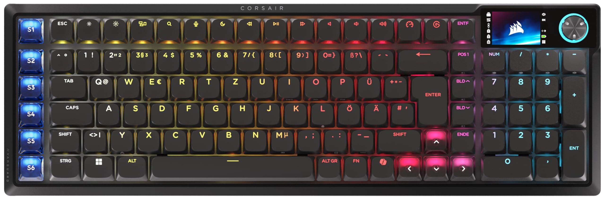 corsair-vanguard-air-99-wireless-rgb-gaming-tastatur-qwertz-deutsch-optical-mech image 1
