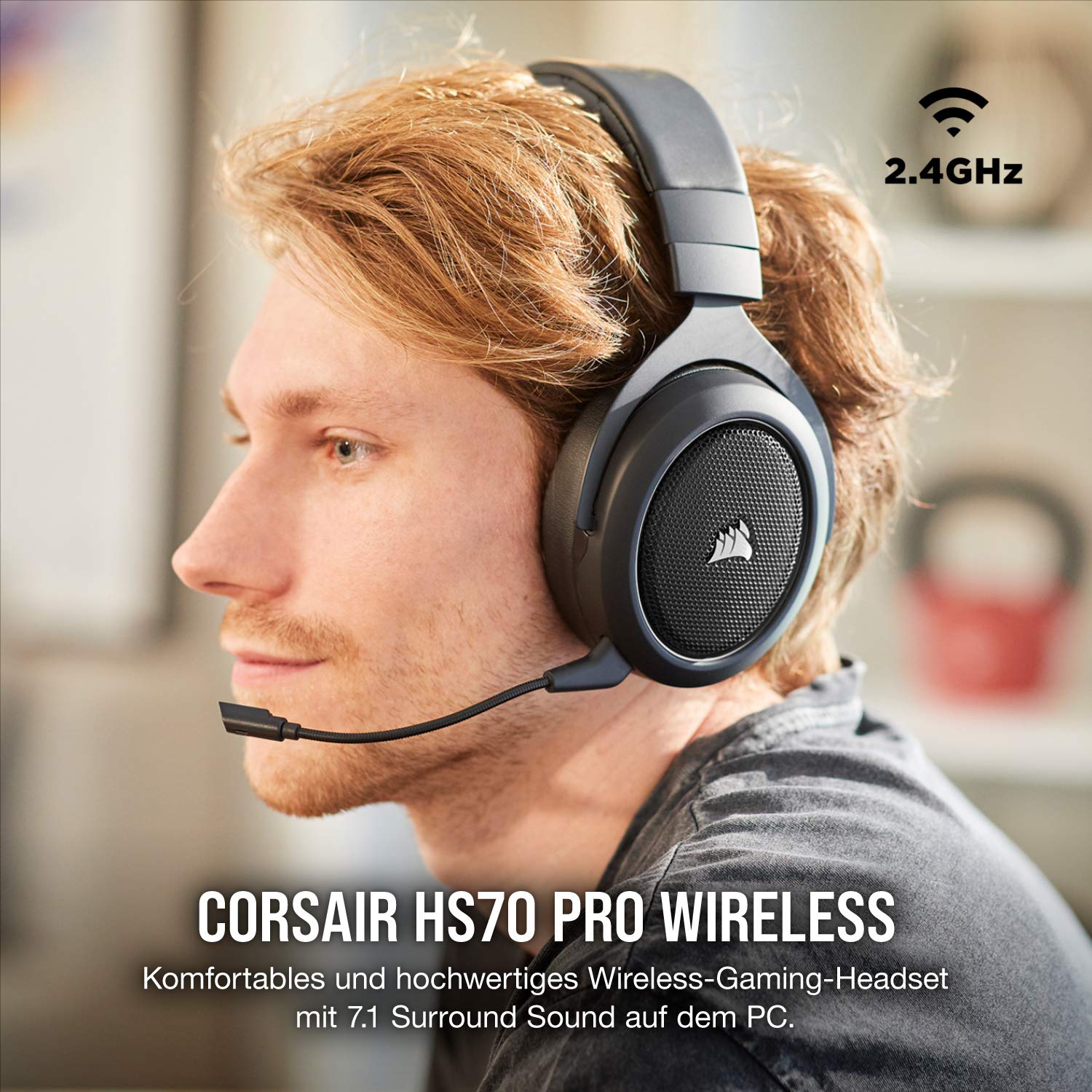 corsair-hs70-pro-wireless-gaming-headset-7-1-surround-abnehmbares-rauschunterdr- image 2