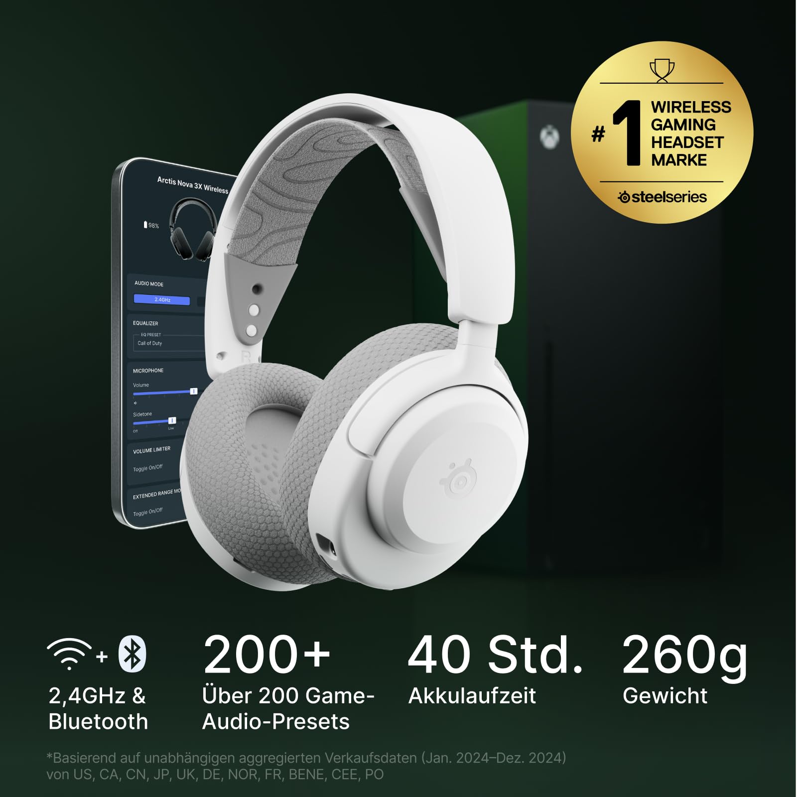 steelseries-arctis-nova-3x-wireless-gaming-headset-2-4-ghz-bluetooth-40-std-akku image 2