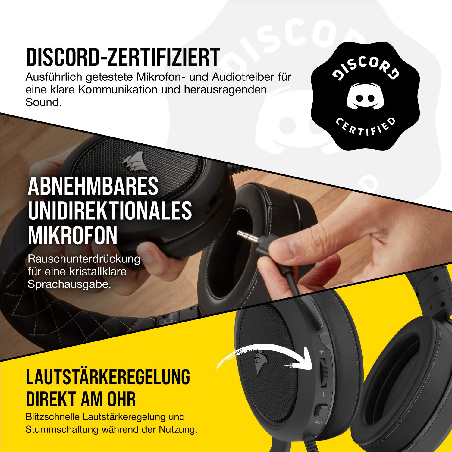 corsair-hs60-pro-surround-gaming-headset-carbon-7-1-surround-sound-50-mm-neodym- image 5