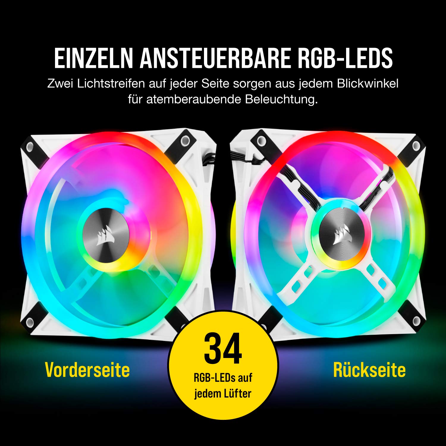 corsair-icue-ql120-rgb-120mm-pwm-geh-usel-fter-3er-pack-wei-102-rgb-leds-lightin image 4