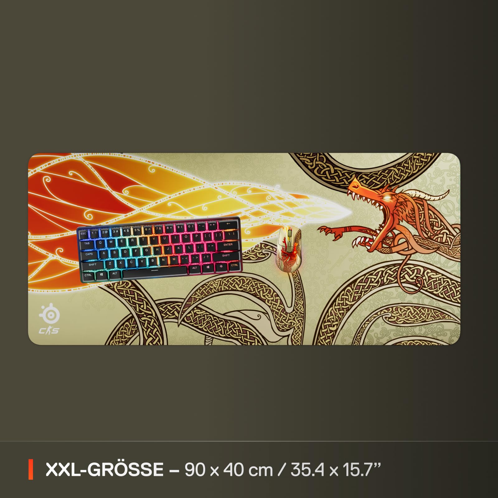 steelseries-qck-gaming-mauspad-cs2-dragon-lore-edition-xxl-900-x-400-mm image 3