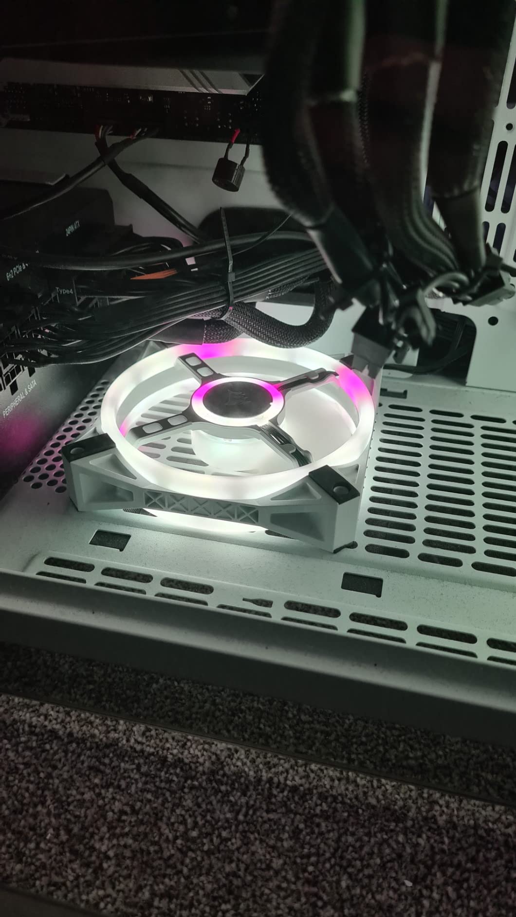 Ein LED-Ring defekt