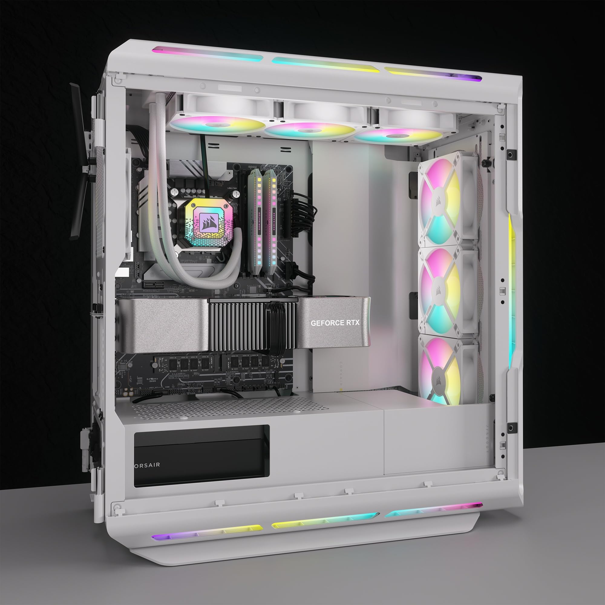corsair-icue-ar120-rgb-digital-120mm-argb-l-fter-dreierpack-wei image 2