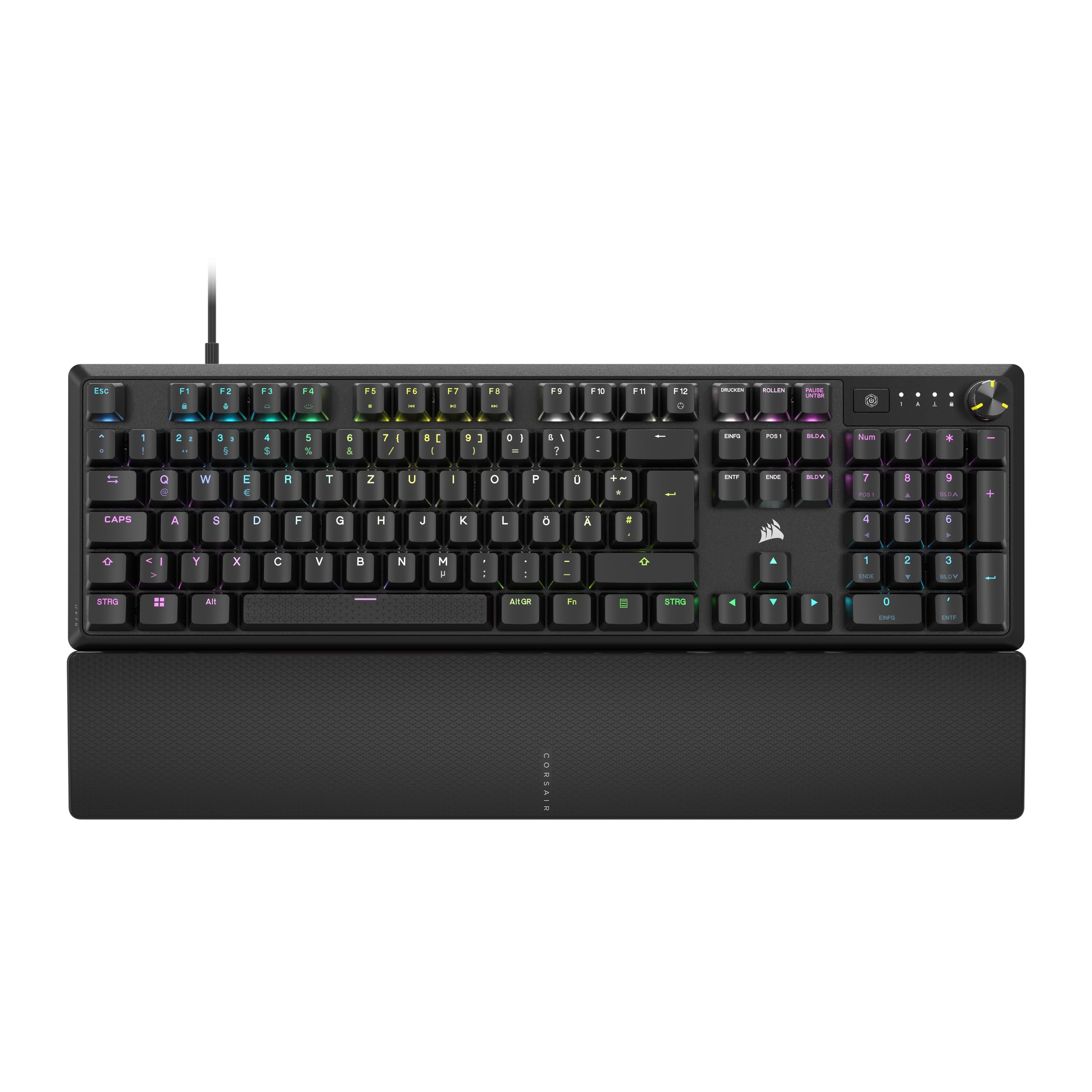 corsair-k70-core-rgb-mechanische-gaming-tastatur-vorgeschmierte-rote-lineare-swi image 1