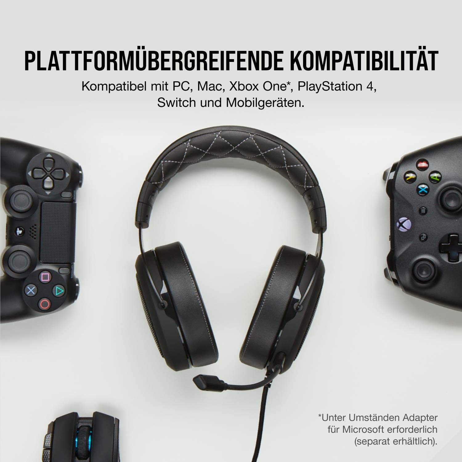 corsair-hs60-pro-surround-gaming-headset-carbon-7-1-surround-sound-50-mm-neodym- image 6