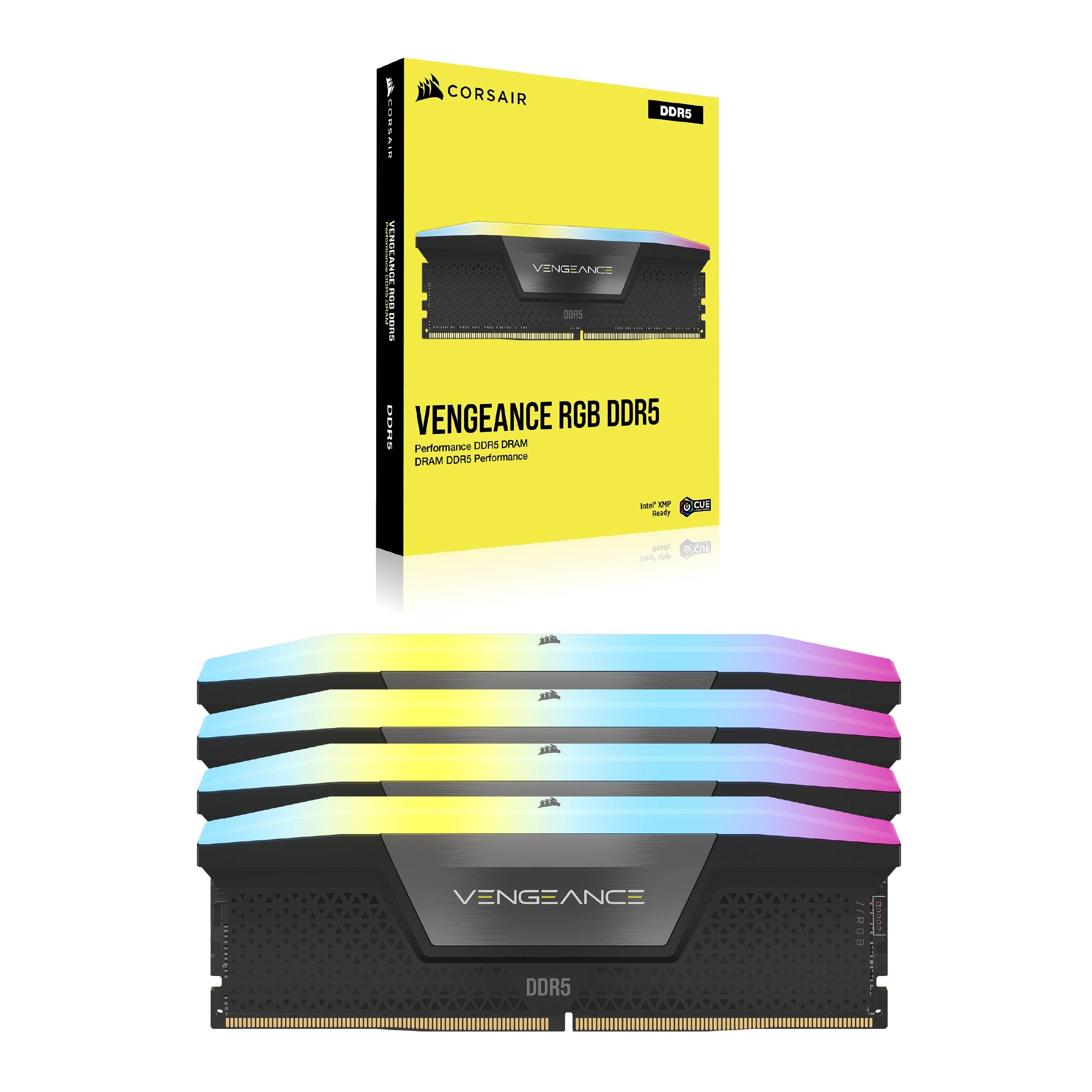 corsair-vengeance-rgb-ddr5-96gb-4x24gb-6400mhz-cl32-intel-xmp-3-0-ram-schwarz image 6