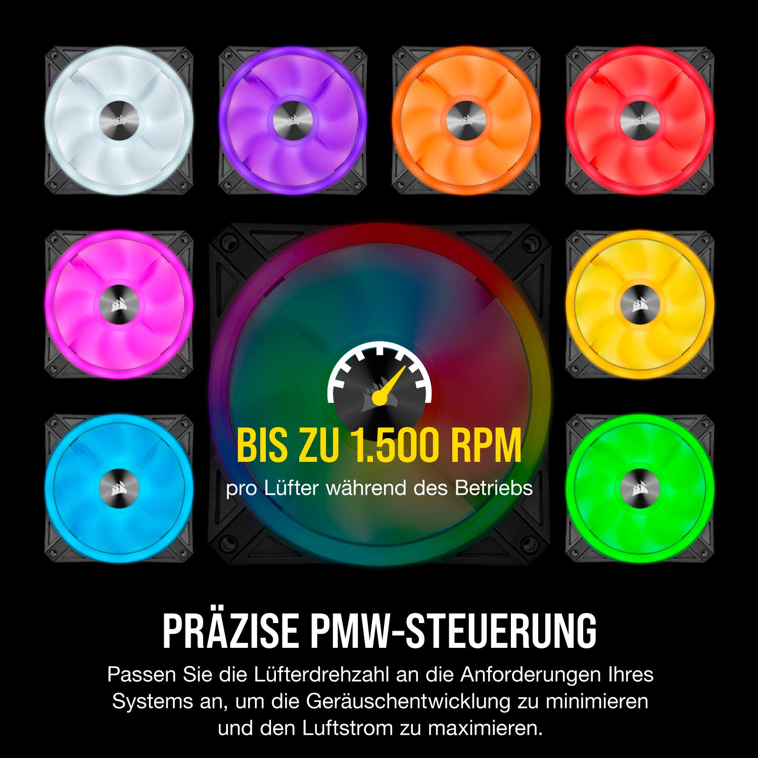 corsair-icue-ql120-rgb-120-mm-pwm-l-fter-einzelpack-34-ansteuerbare-rgb-leds-bis image 6