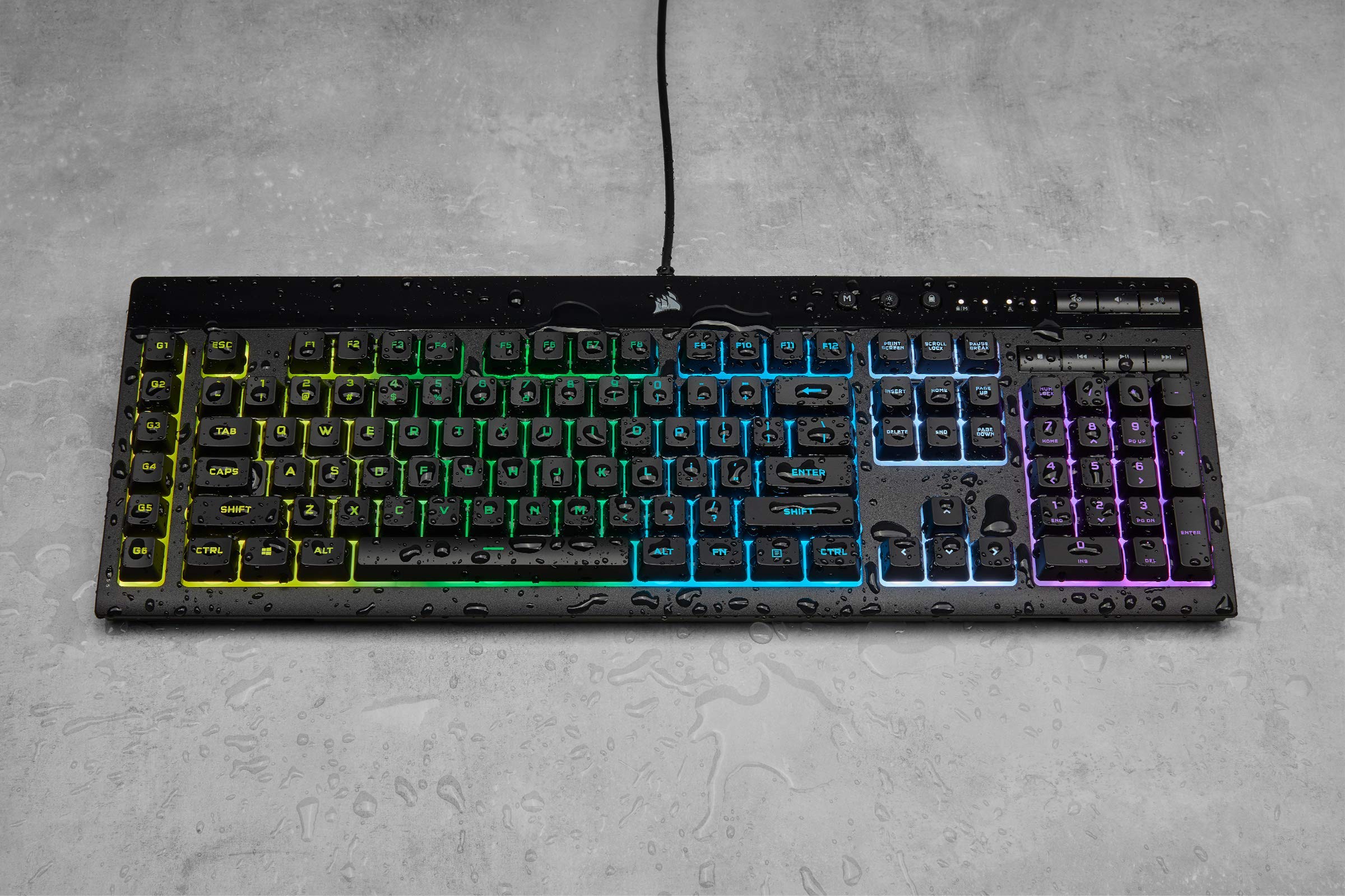 corsair-k55-rgb-pro-kabelgebundene-membran-gaming-tastatur-deutsche-qwertz-ip42- image 2