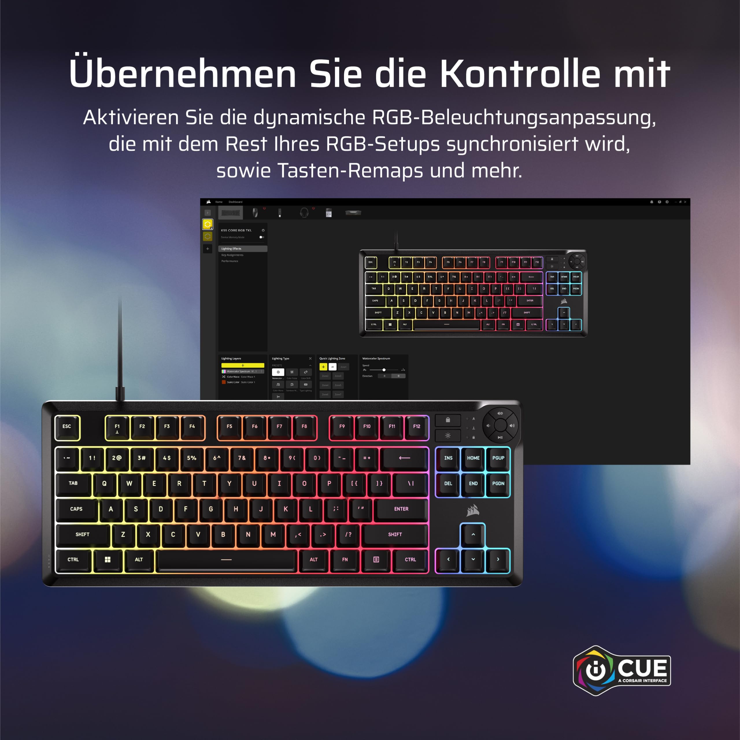 corsair-k55-core-tkl-rgb-tenkeyless-gaming-tastatur-qwertz-de-schwarz-8-zonen-rg image 7