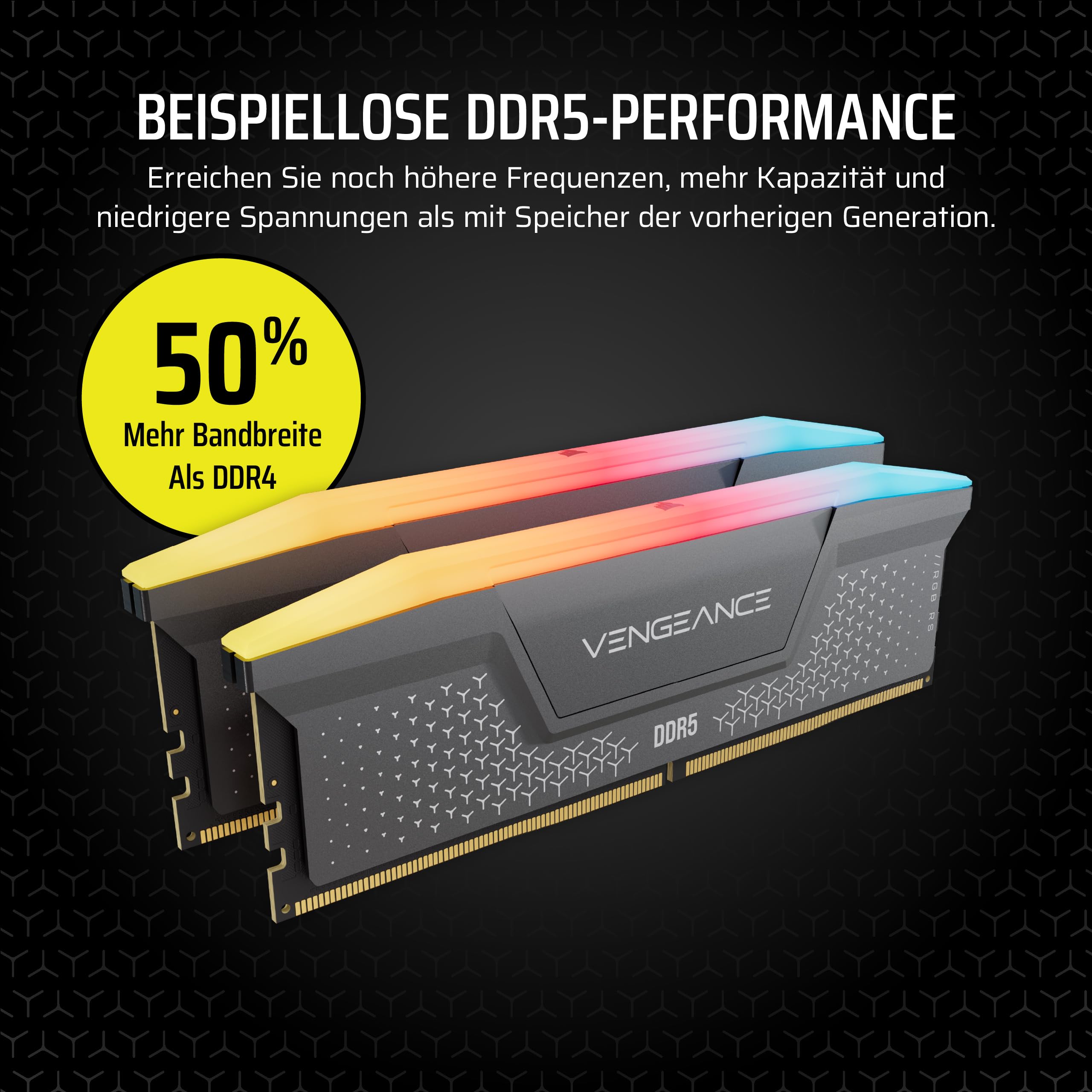 corsair-vengeance-rgb-rs-ddr5-32-gb-2x16-gb-ram-kit-5200-mhz-mit-rgb-beleuchtung image 3