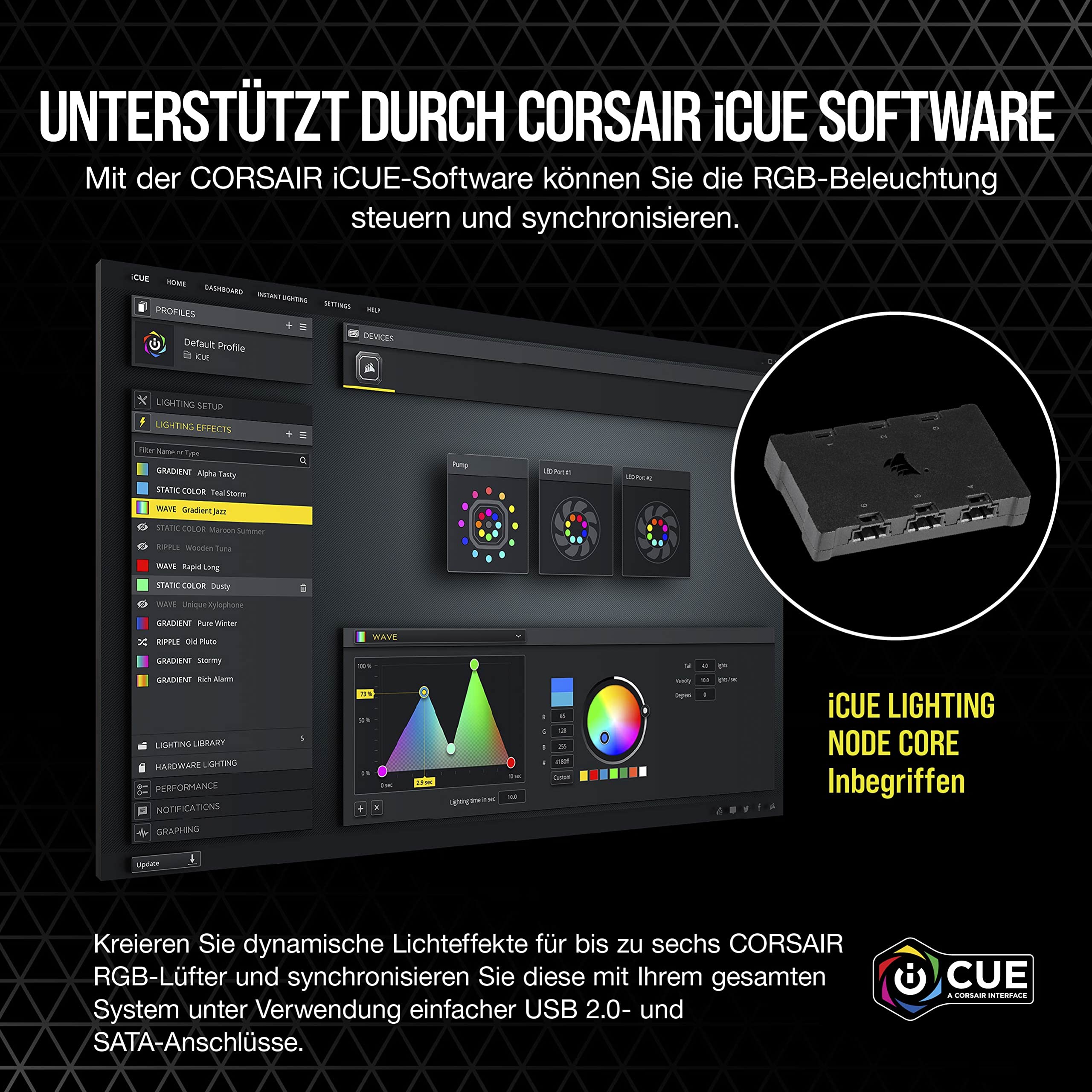 corsair-ml120-rgb-elite-120-mm-magnetlevitations-l-fter-mit-airguide-3er-pack-8- image 5